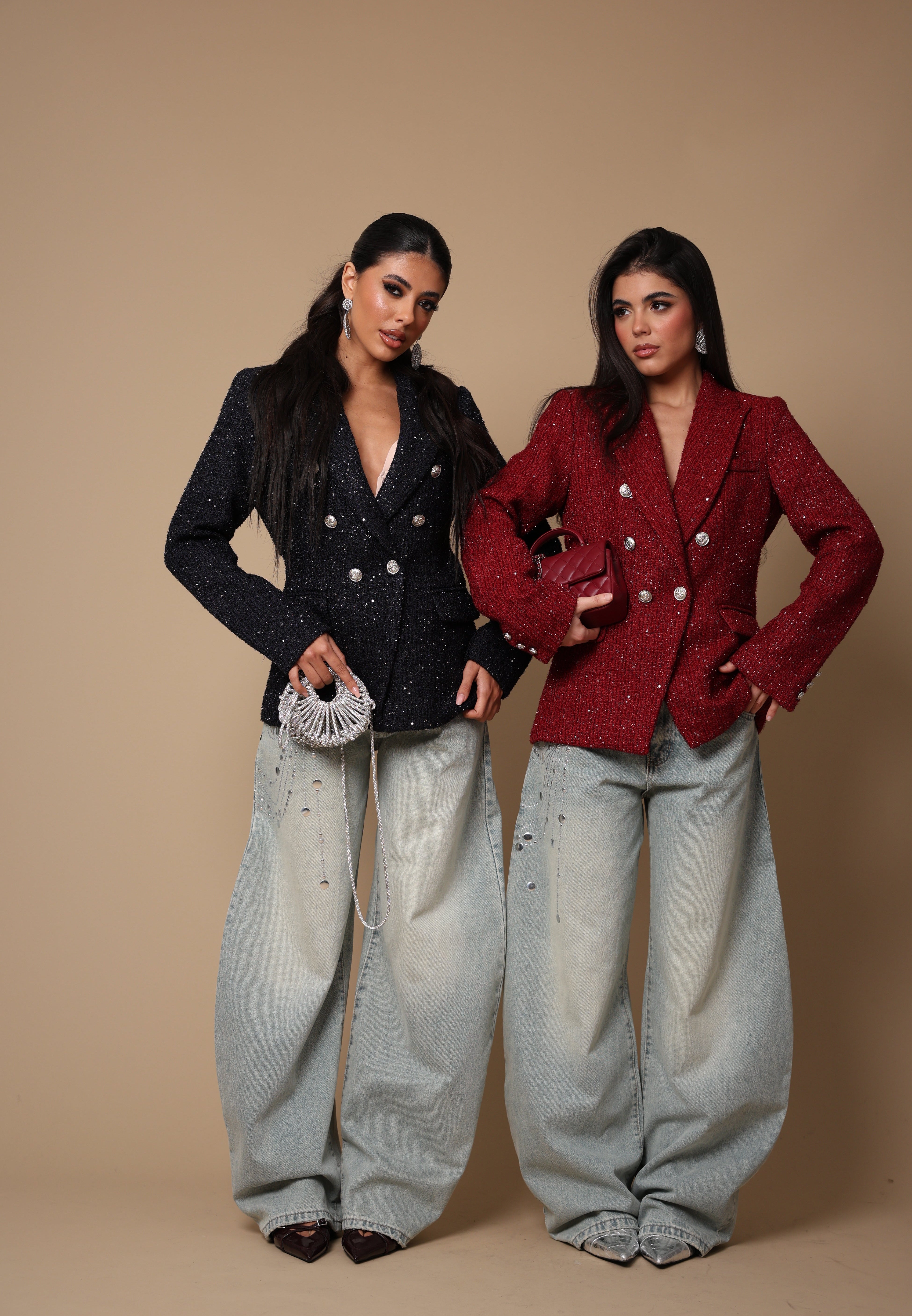 JEANS STRASS MARGIE DENIM CHIARO