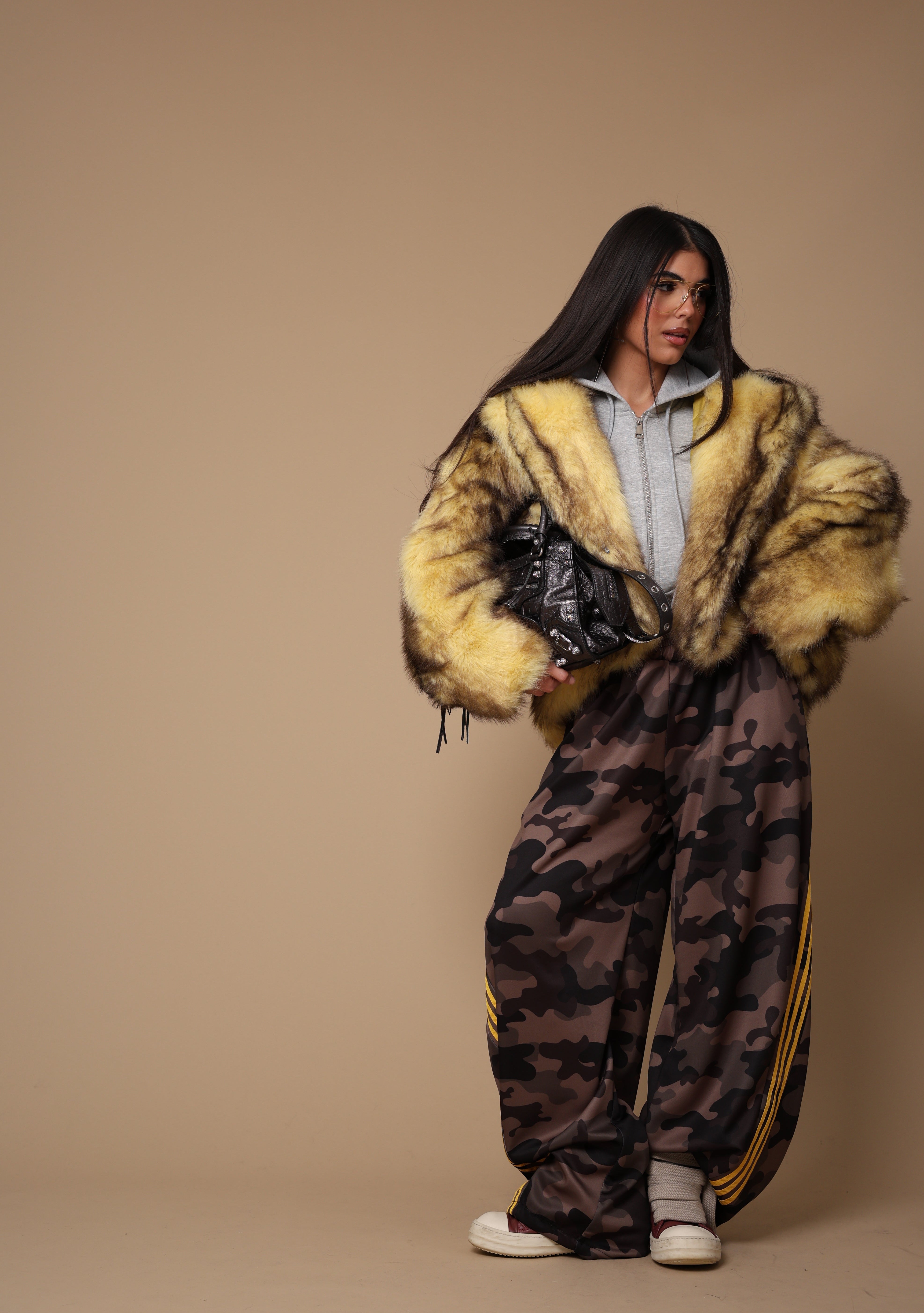 FELPINA CAPPUCCIO NELLY GRIGIO CHIARO