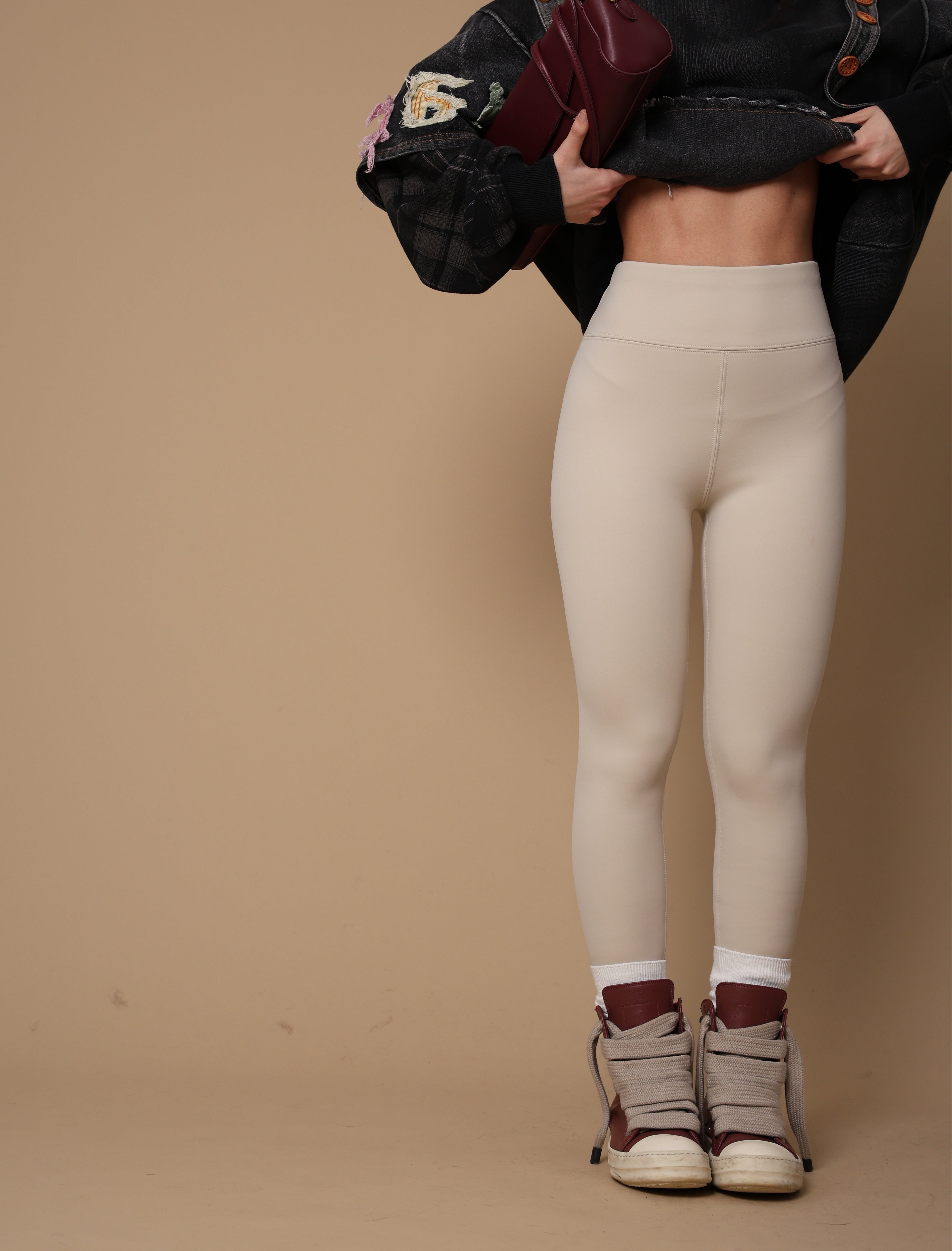 LEGGINGS FELPATO NORA PANNA