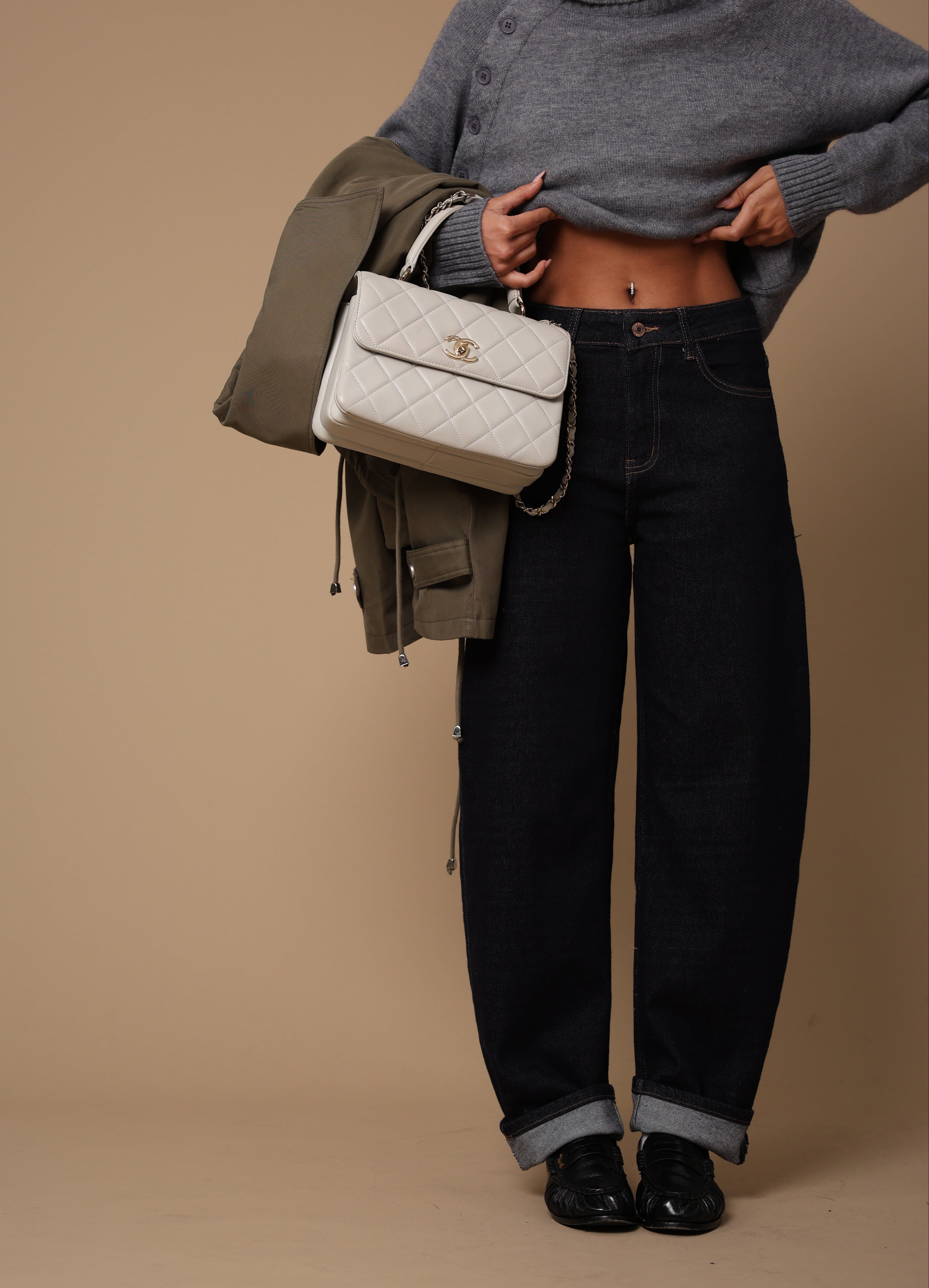 JEANS LEAH DENIM SCURO