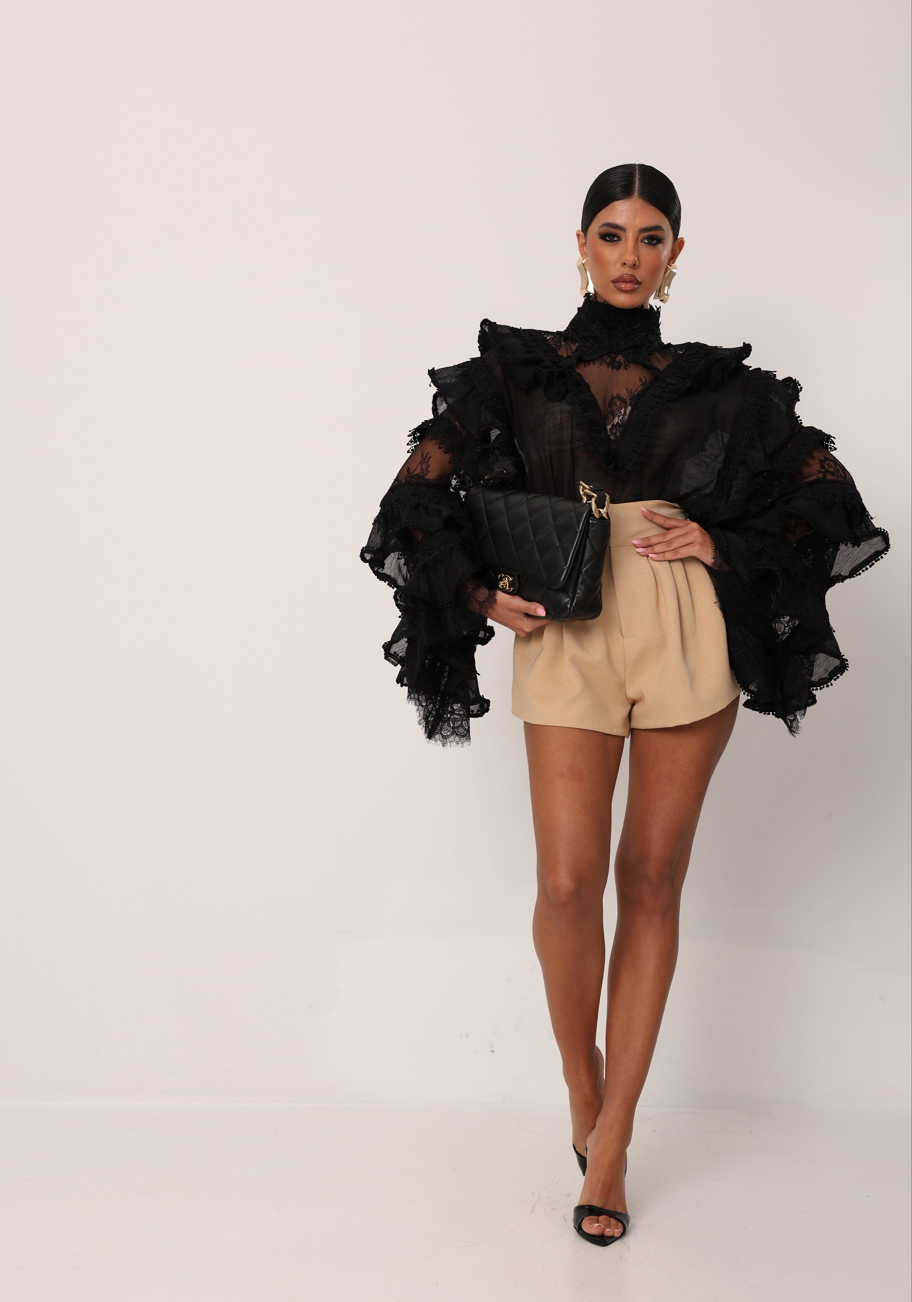 BLUSA SEMITRASPARENTE WENDY NERA