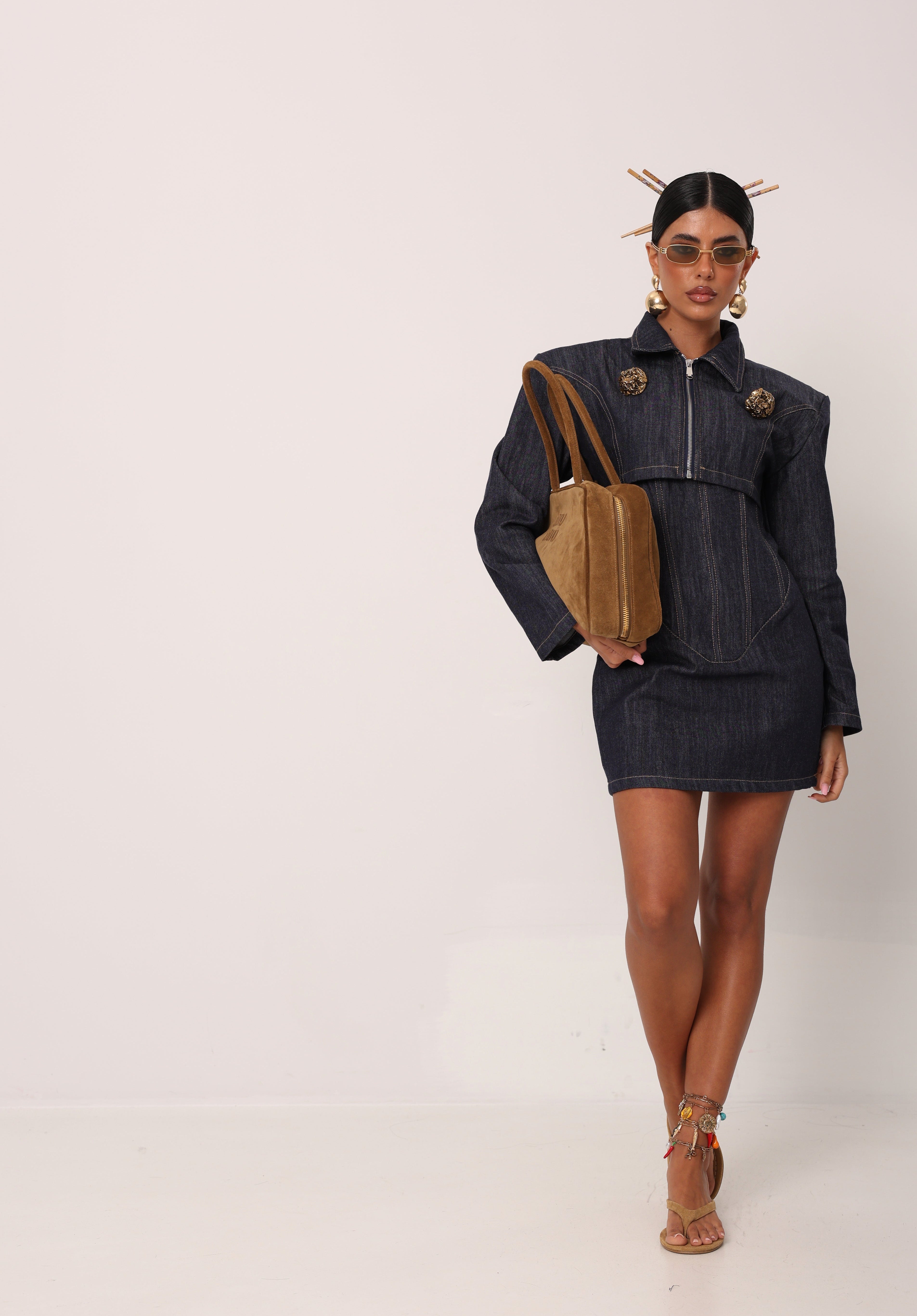 COORDINATO ORAYA DENIM SCURO