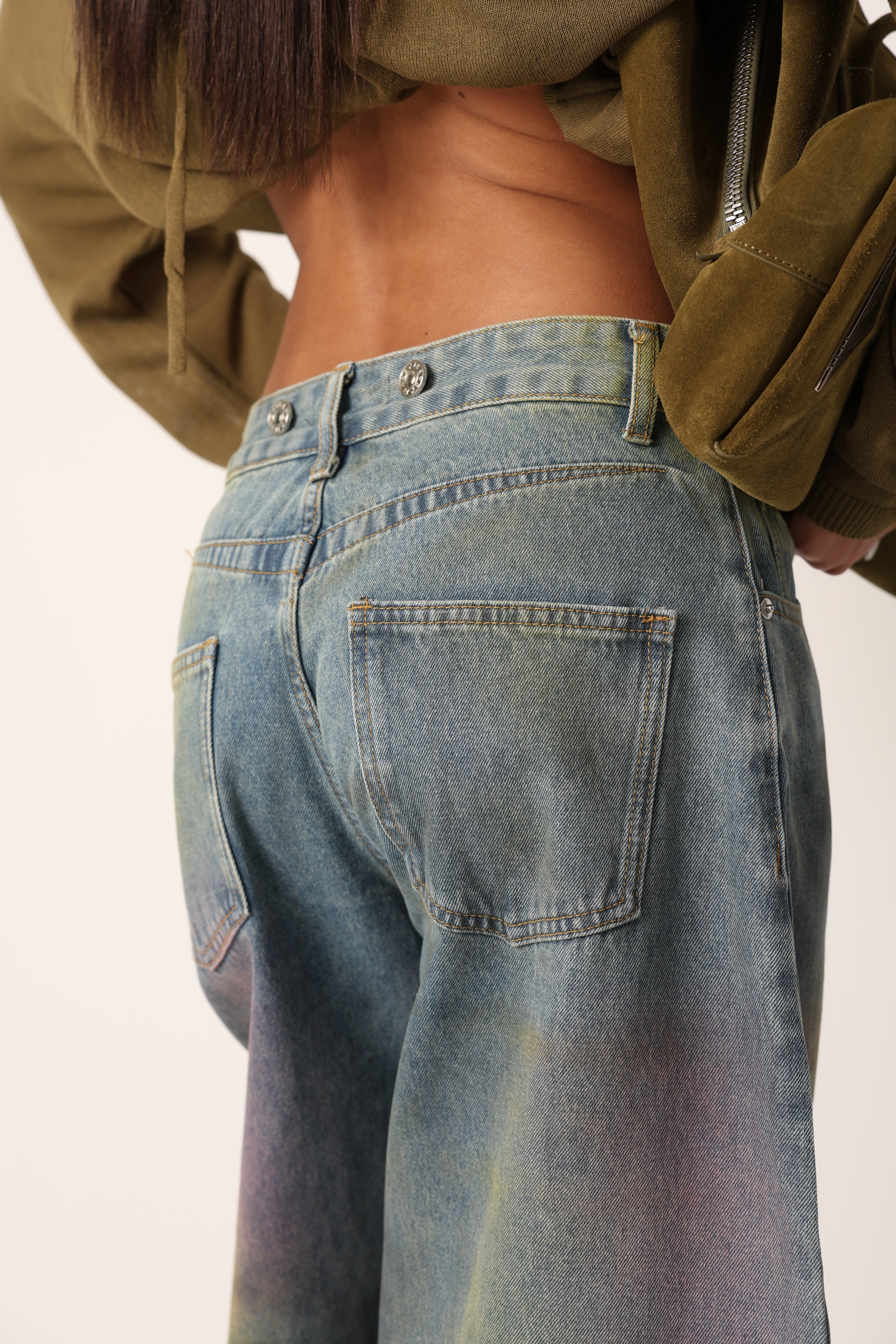 JEANS BALLOON LINNET SFUMATURE COLORATE