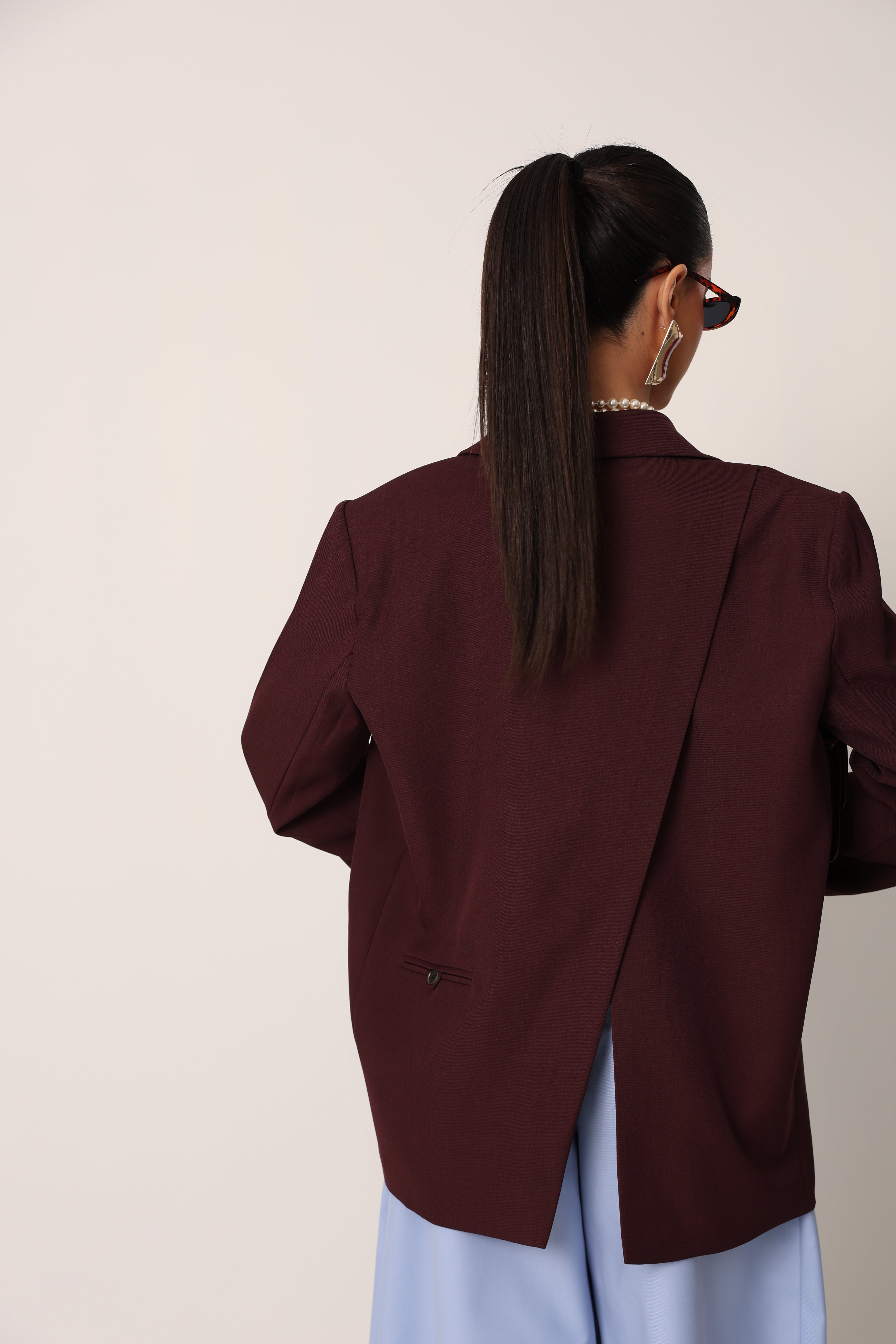 BLAZER GRETA BORDEAUX