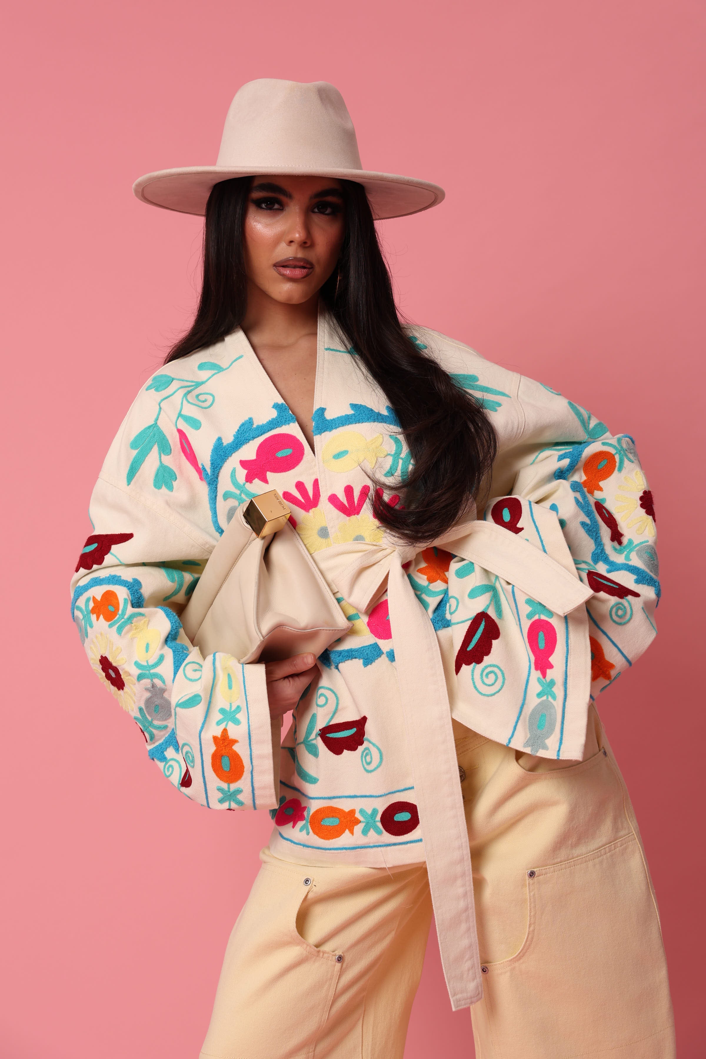 KIMONO RICAMI SCORPIOS PANNA