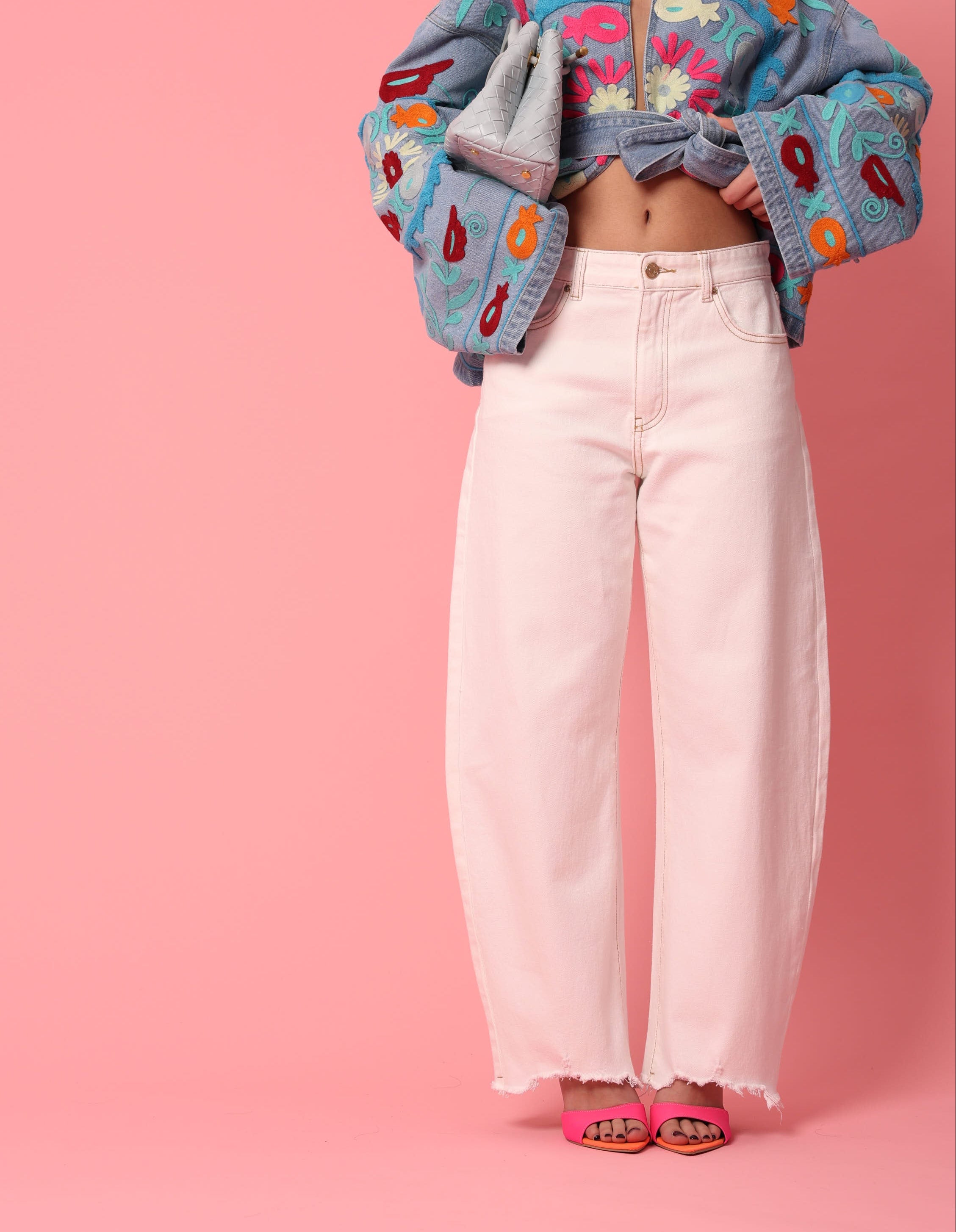 JEANS ATHENS DENIM BIANCO