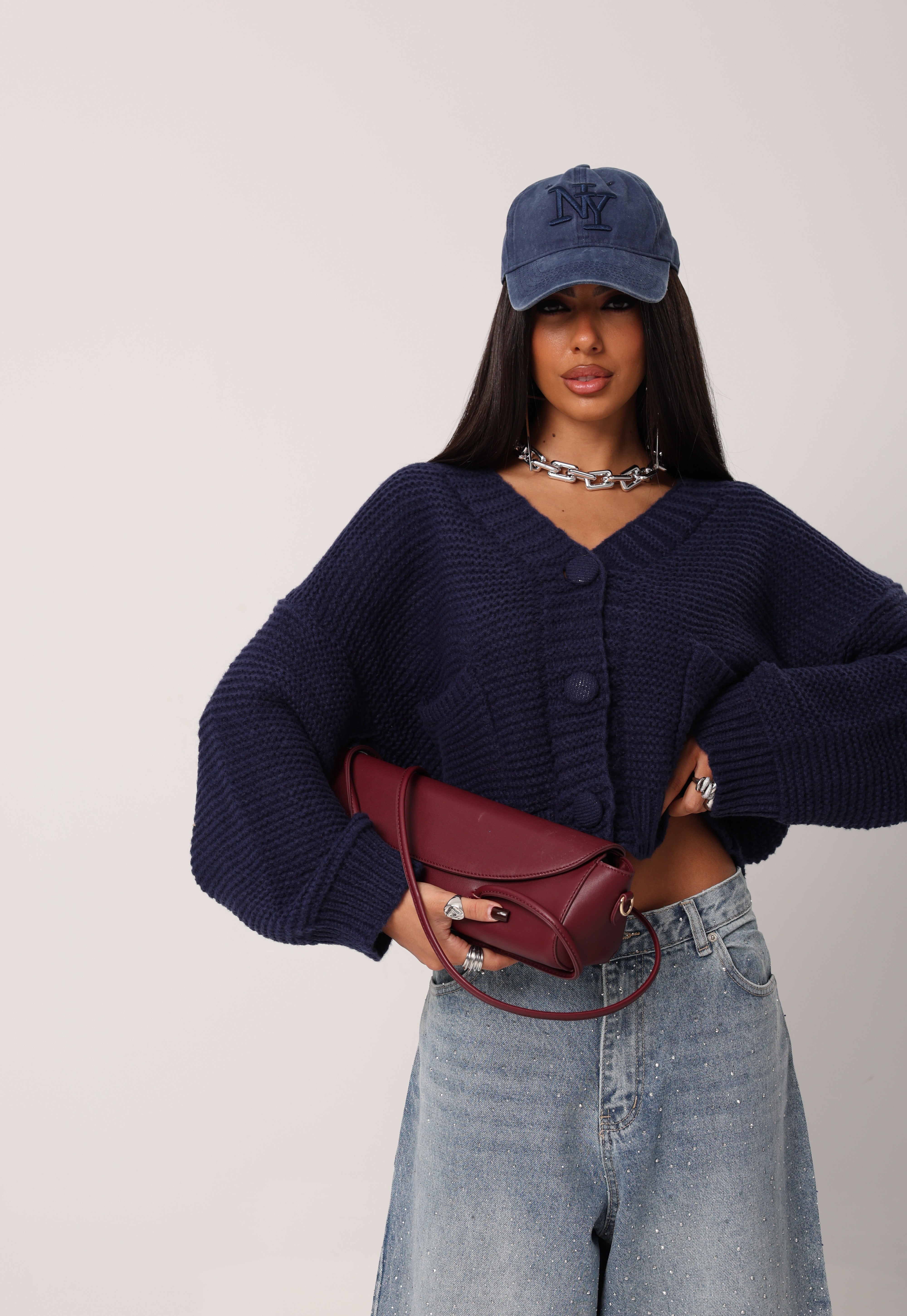 CARDIGAN CELINE BLU NOTTE