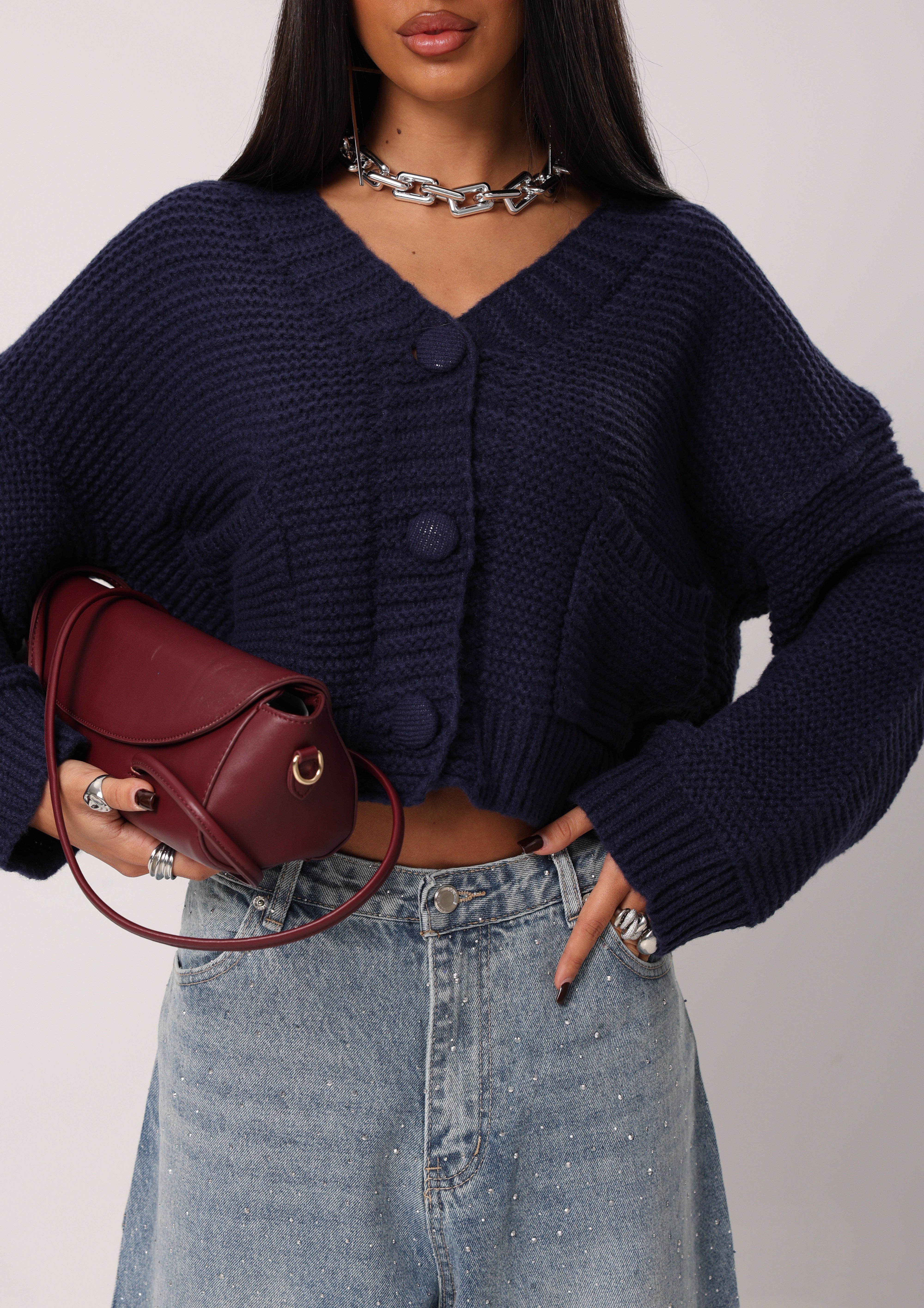 CARDIGAN CELINE BLU NOTTE