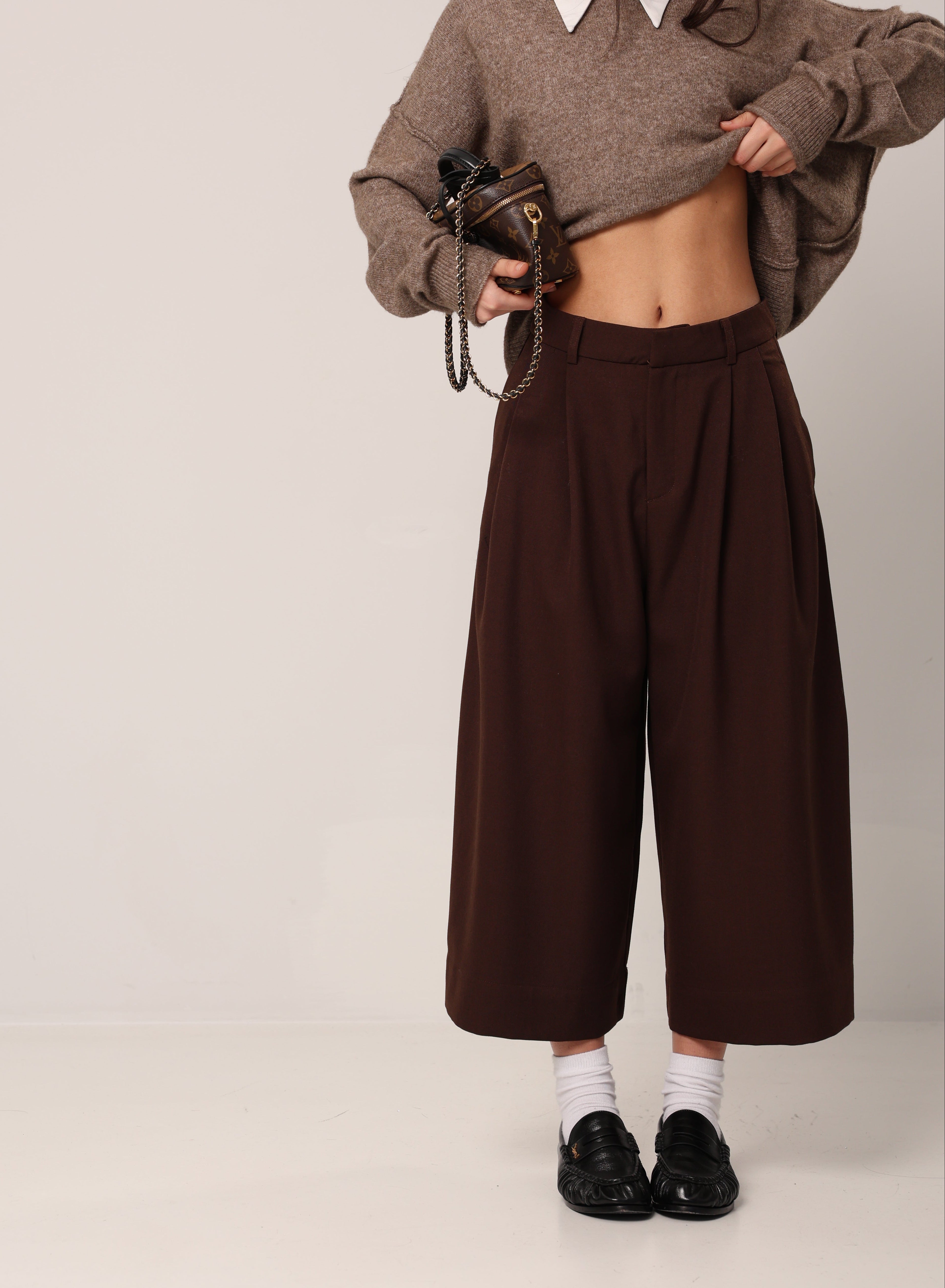 PANTALONI SONIA MARRONI