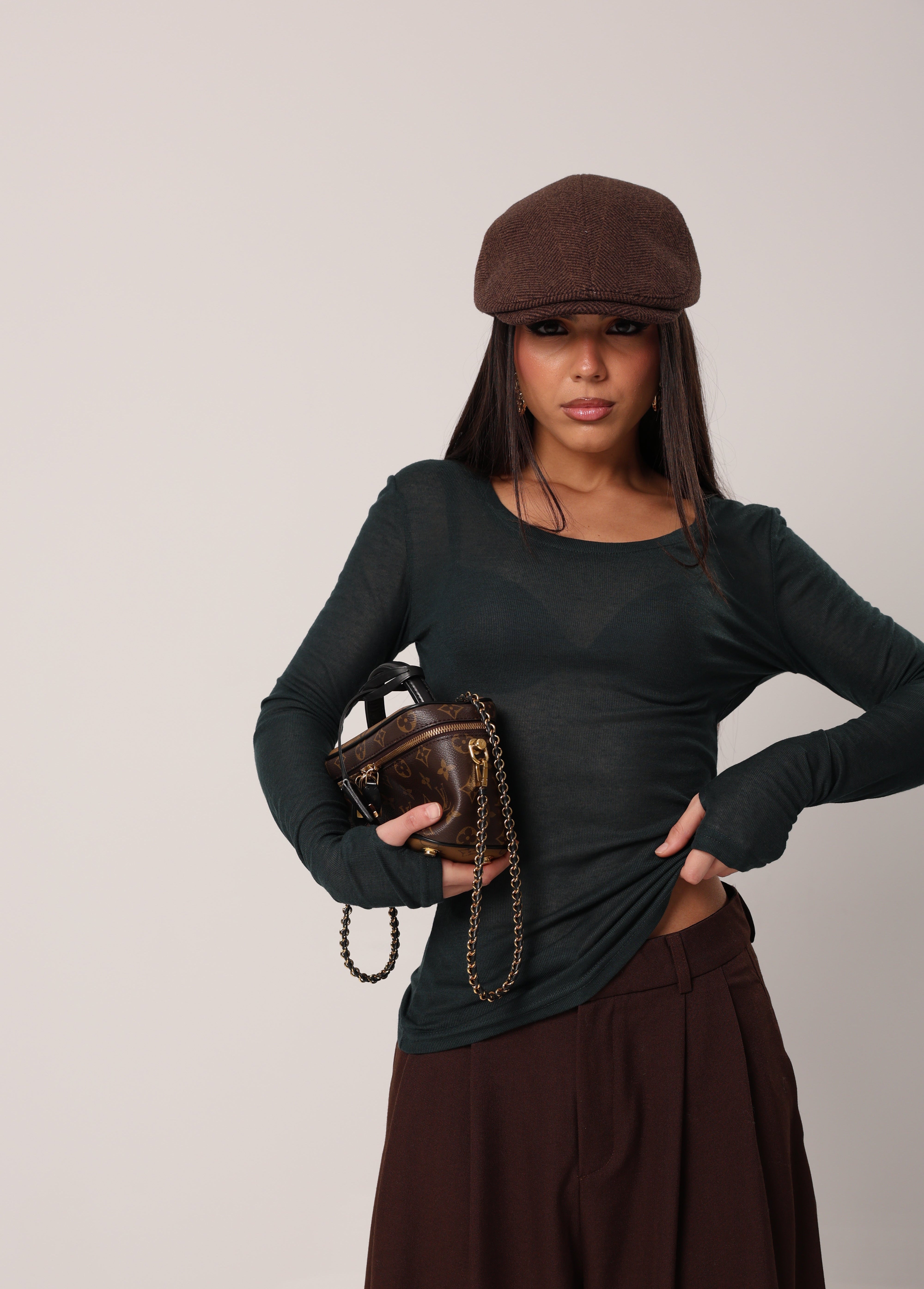 MAGLIA SEMITRASPARENTE DORY VERDE