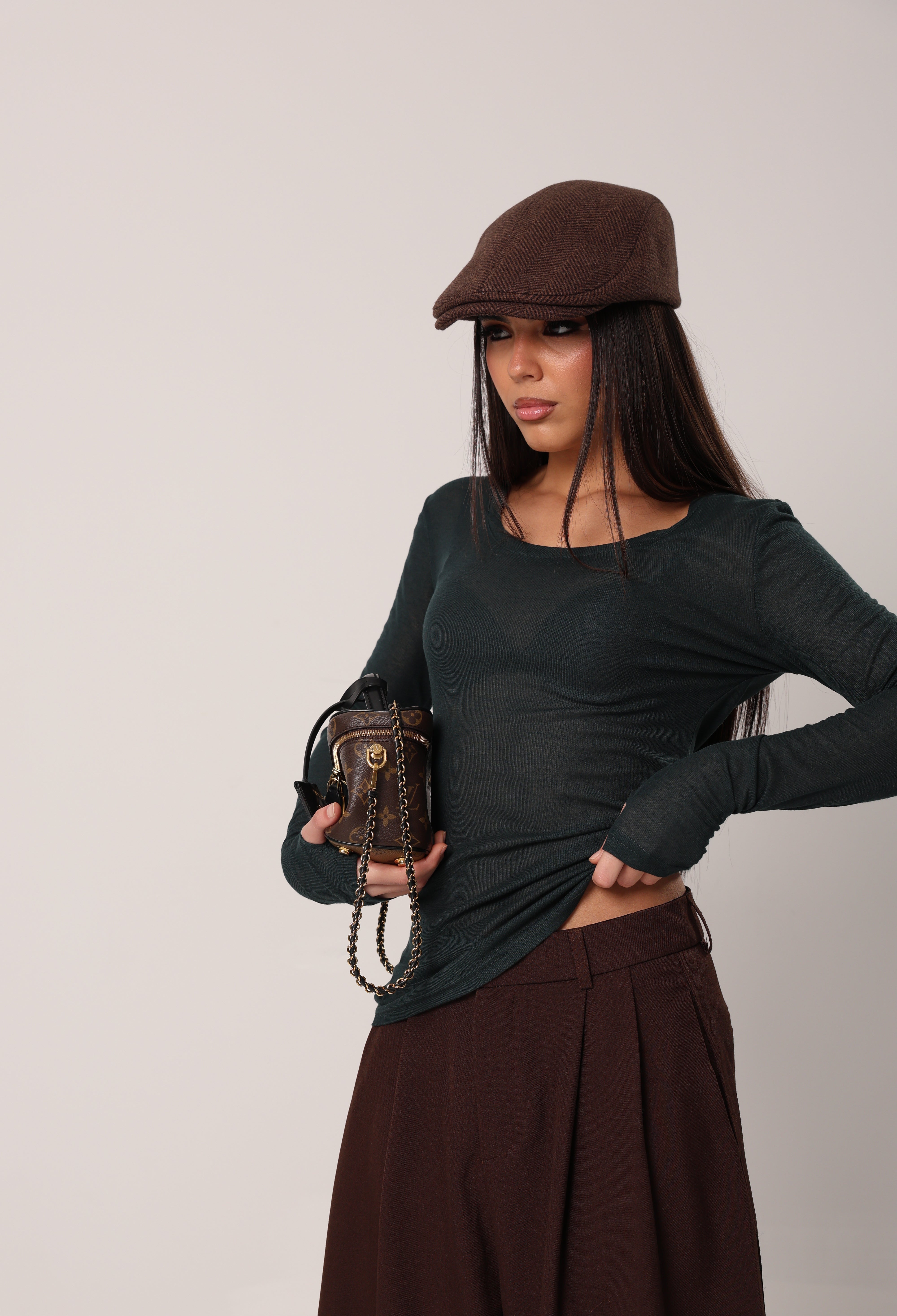 MAGLIA SEMITRASPARENTE DORY VERDE