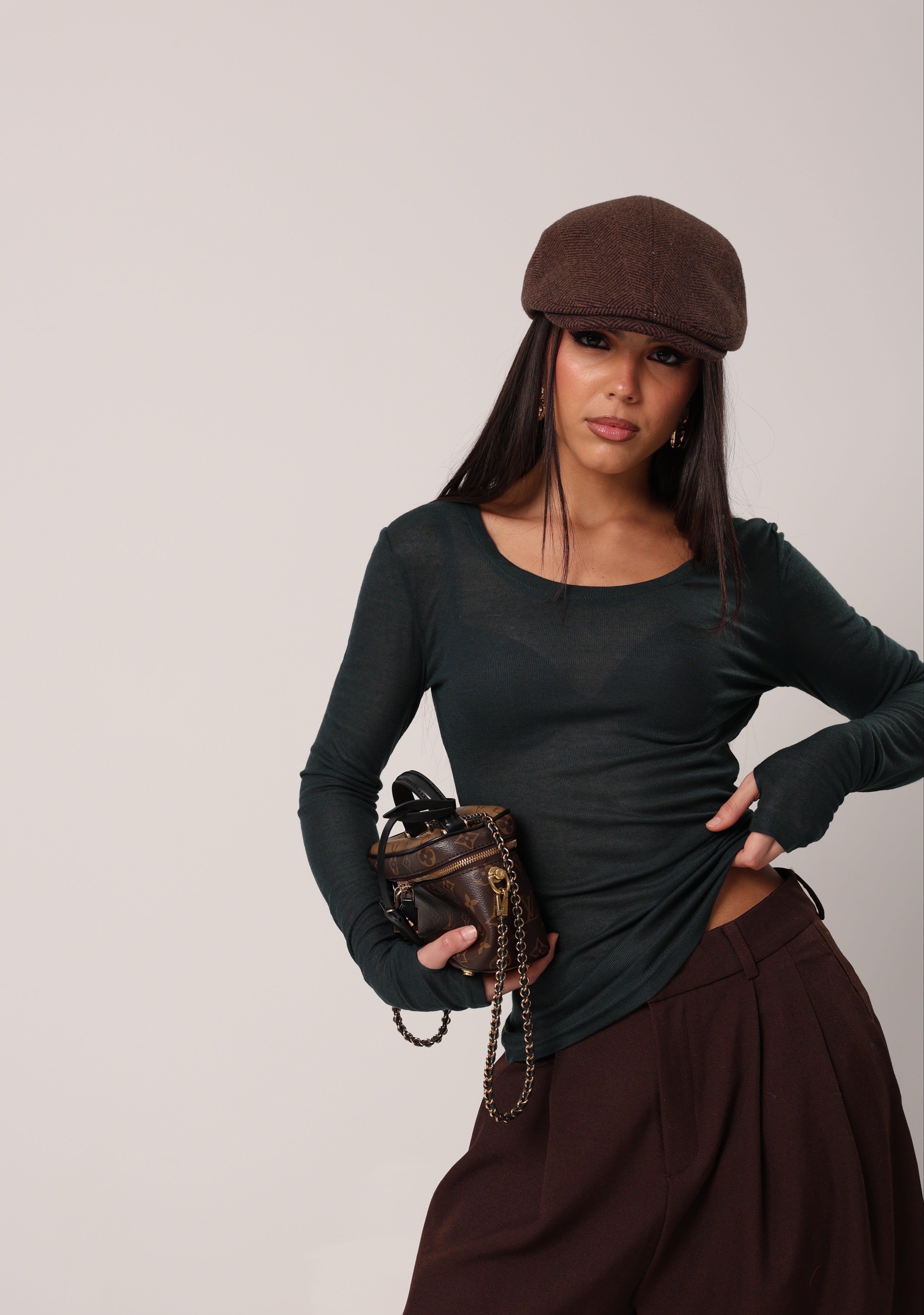 MAGLIA SEMITRASPARENTE DORY VERDE