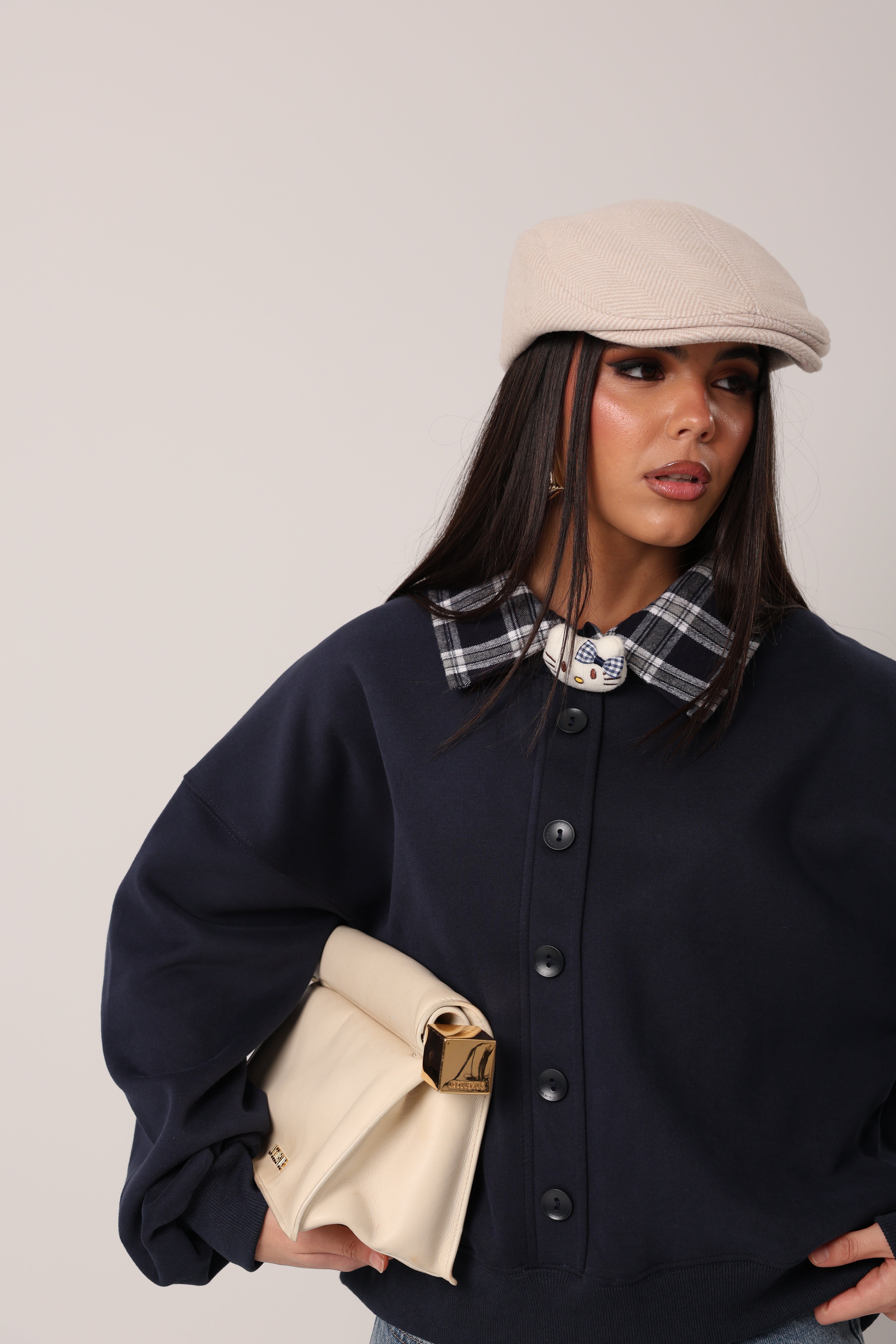 PULL HELLO KITTY BLU SCURO