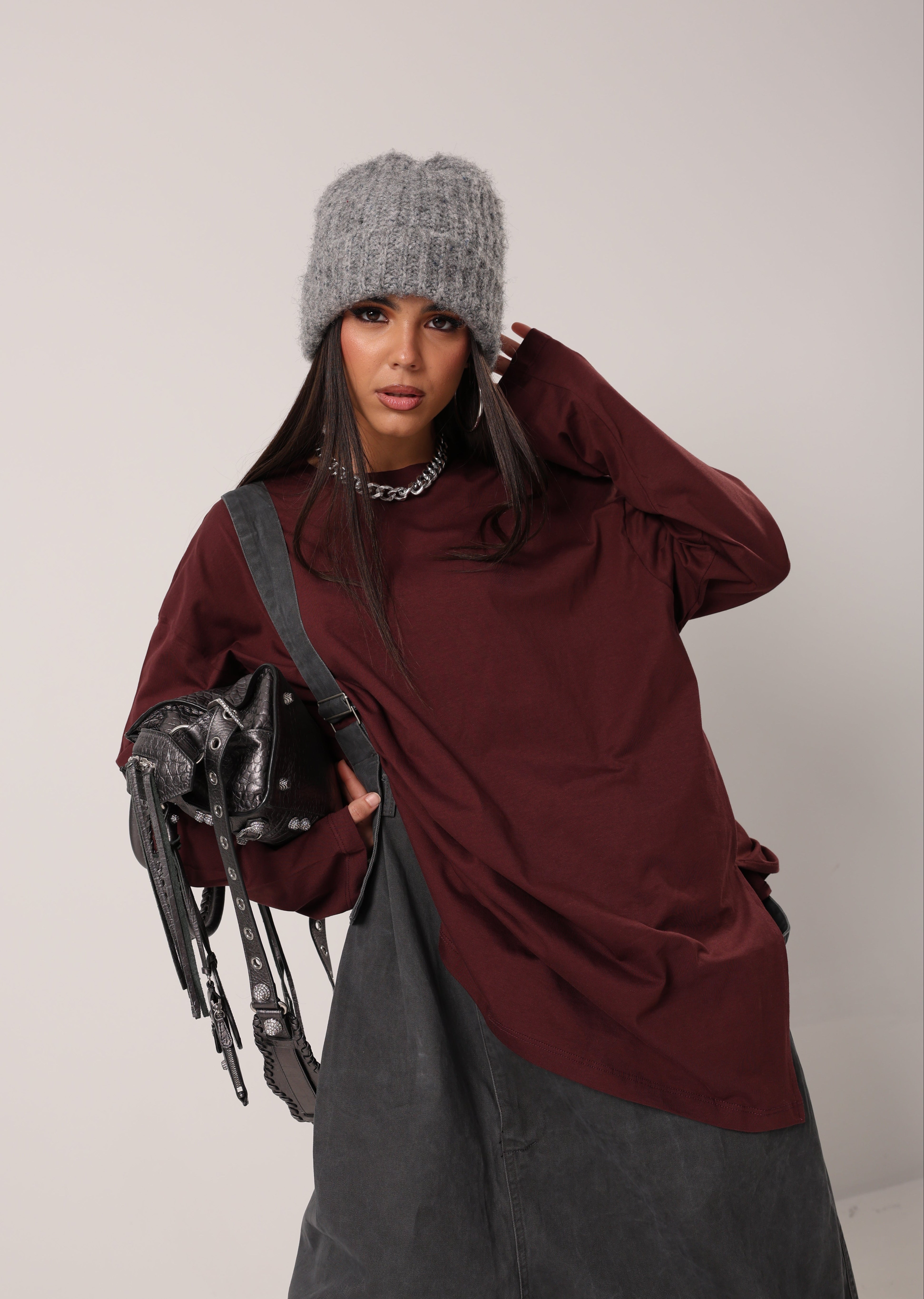 MAGLIA LUCY BORDEAUX