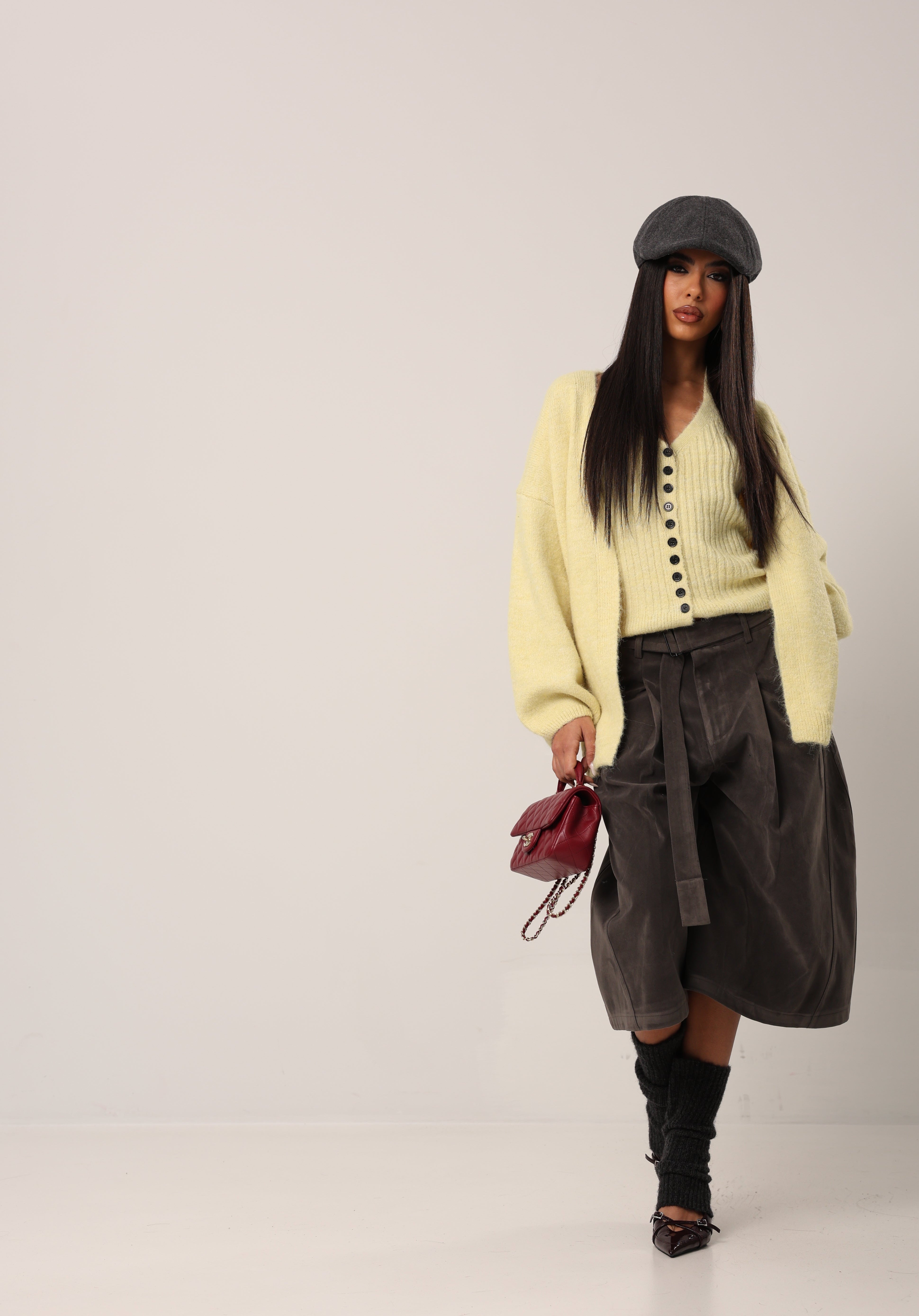 BERMUDA ECOCAMOSCIO LEONE GRIGI