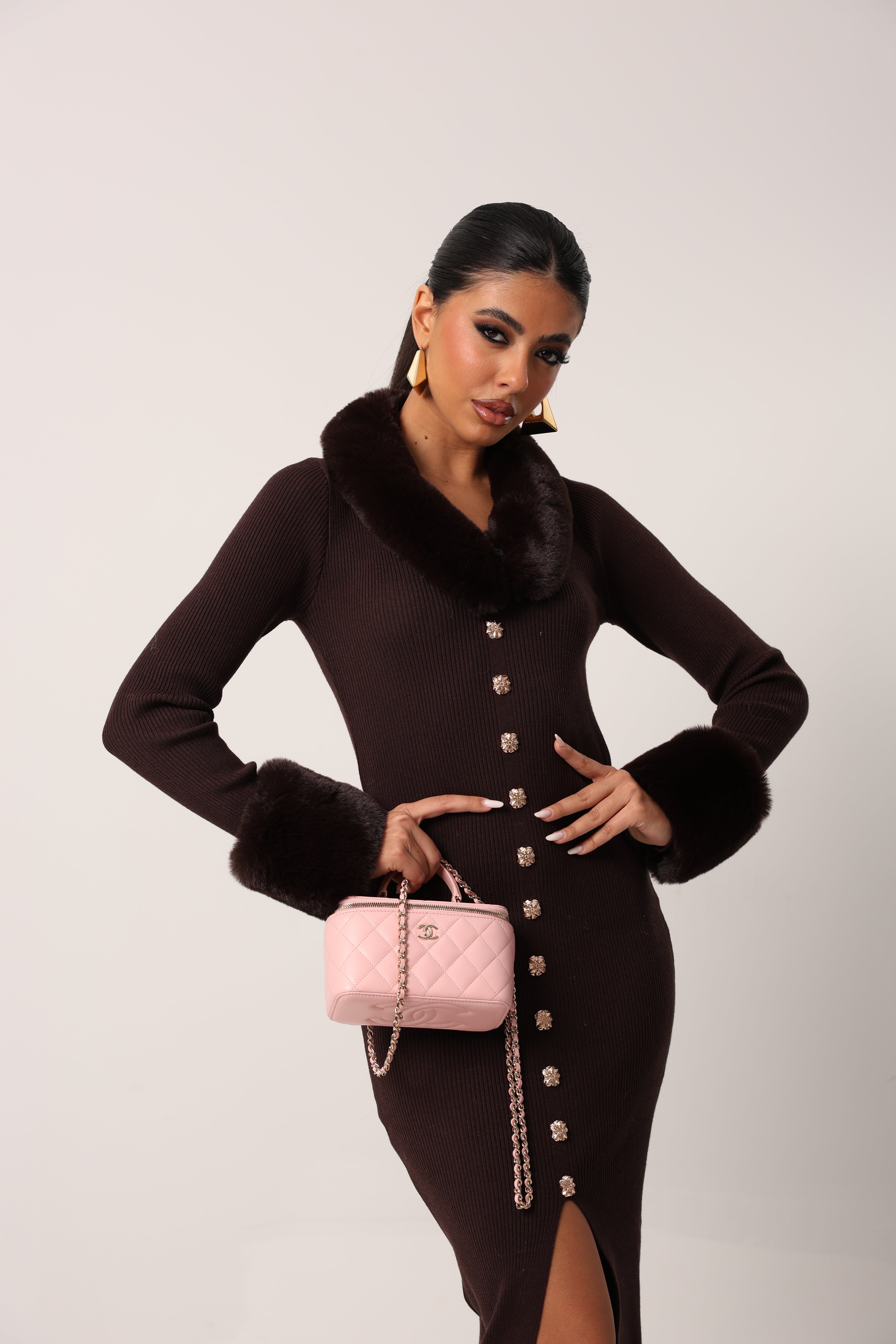 VESTITO COSTINE IMPERIAL MARRONE