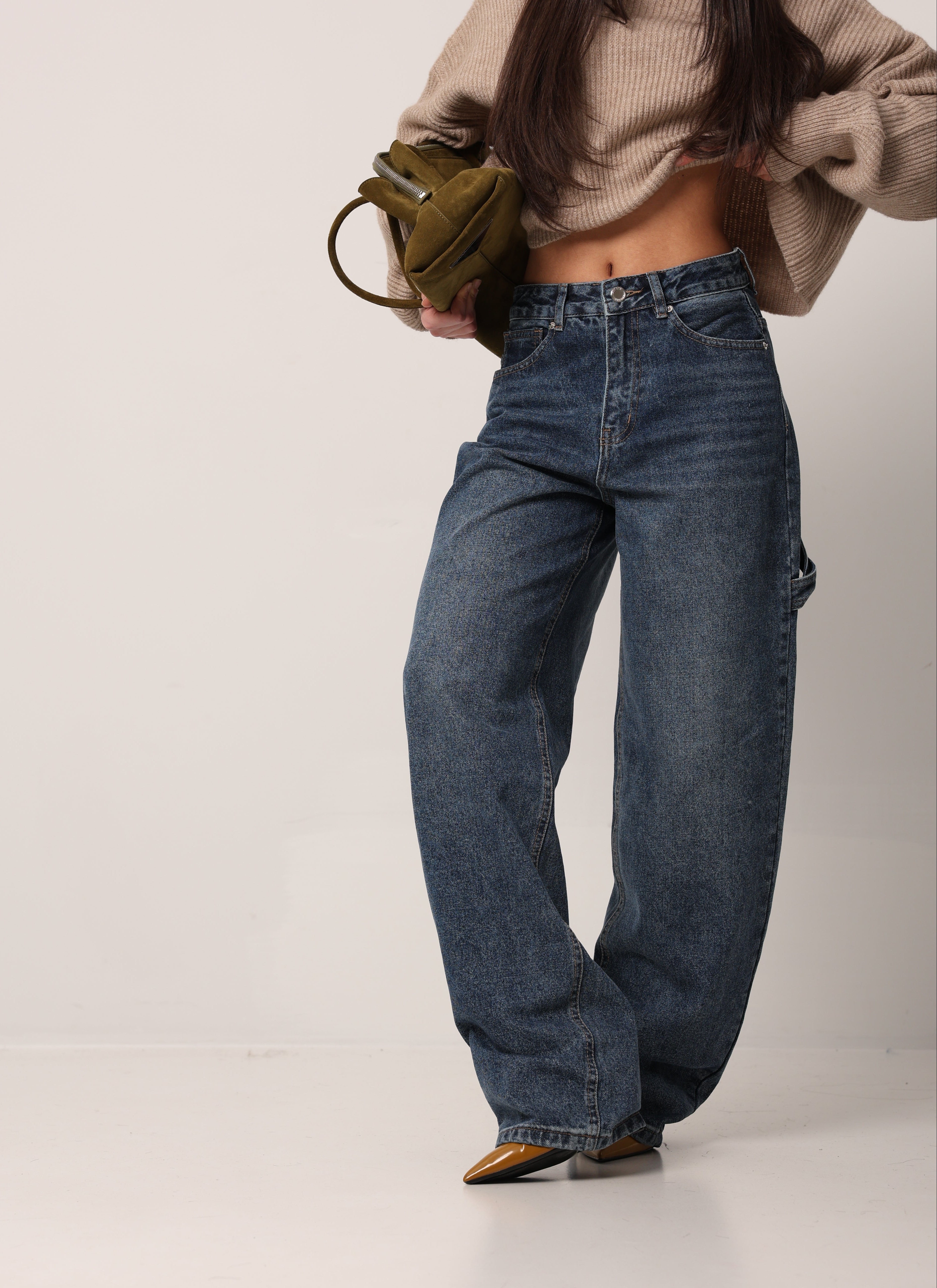 JEANS BALLOON MIAMO DENIM BLUE