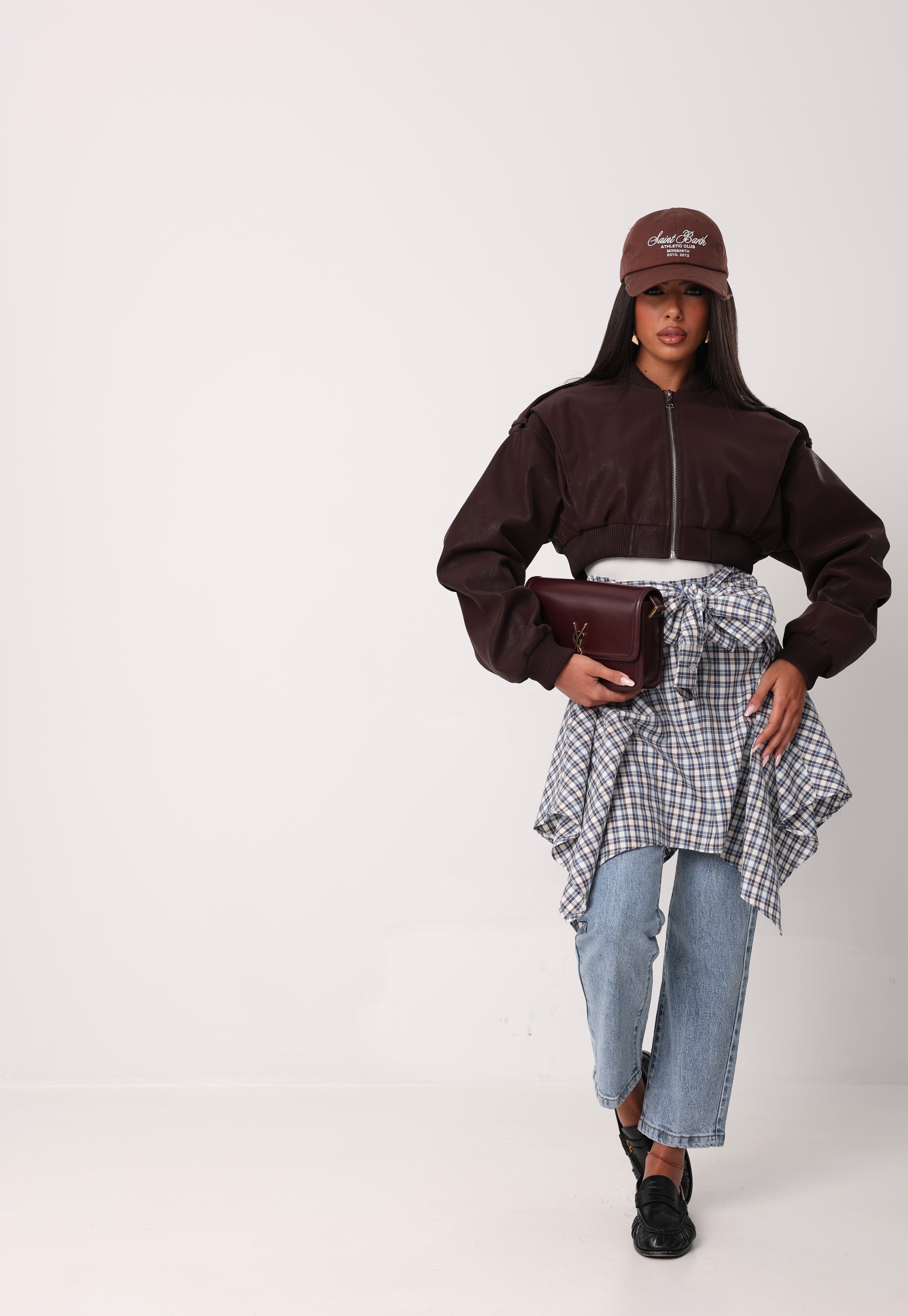 GIUBBINO ECOPELLE CRETA BORDEAUX