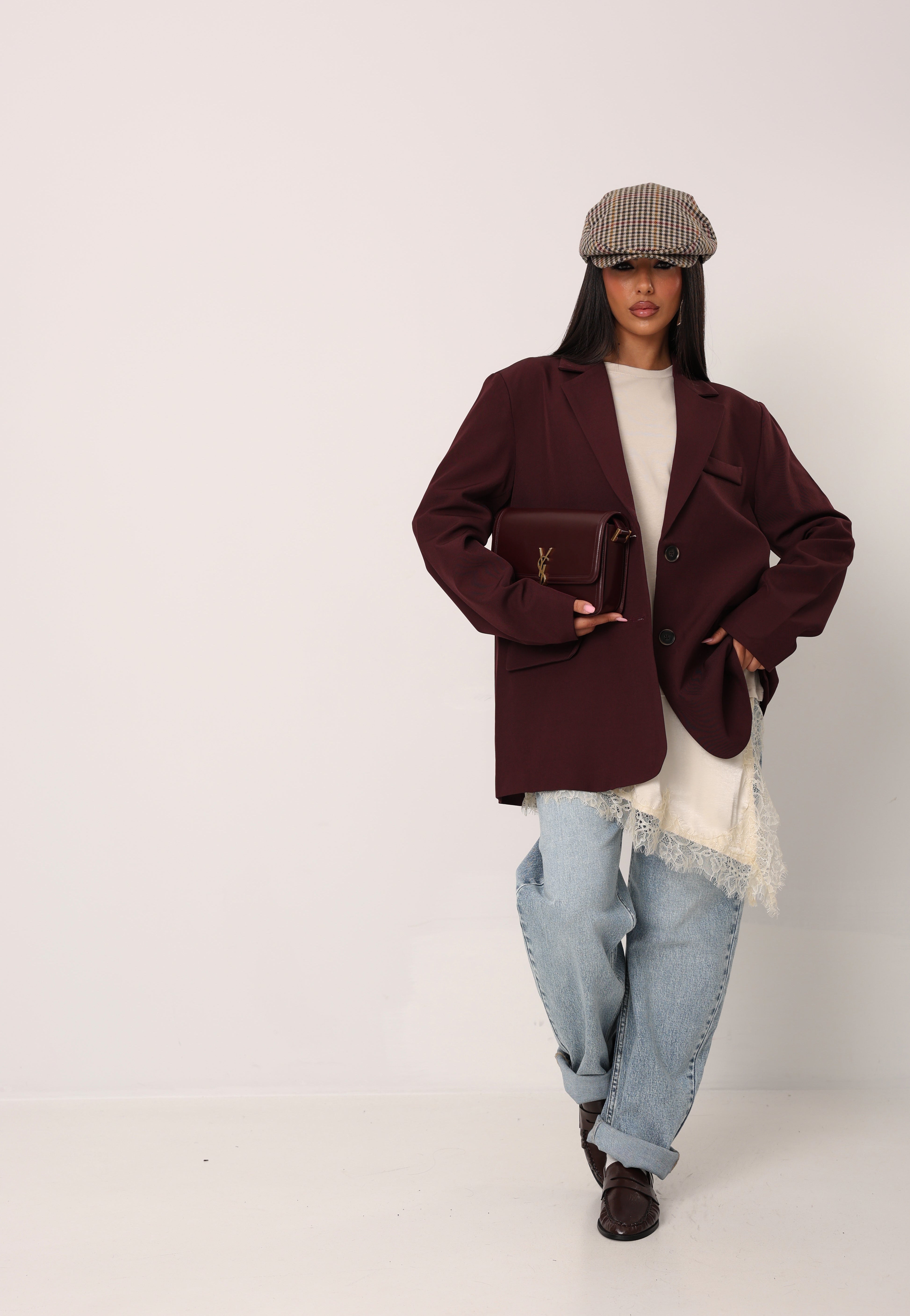 BLAZER GRETA BORDEAUX