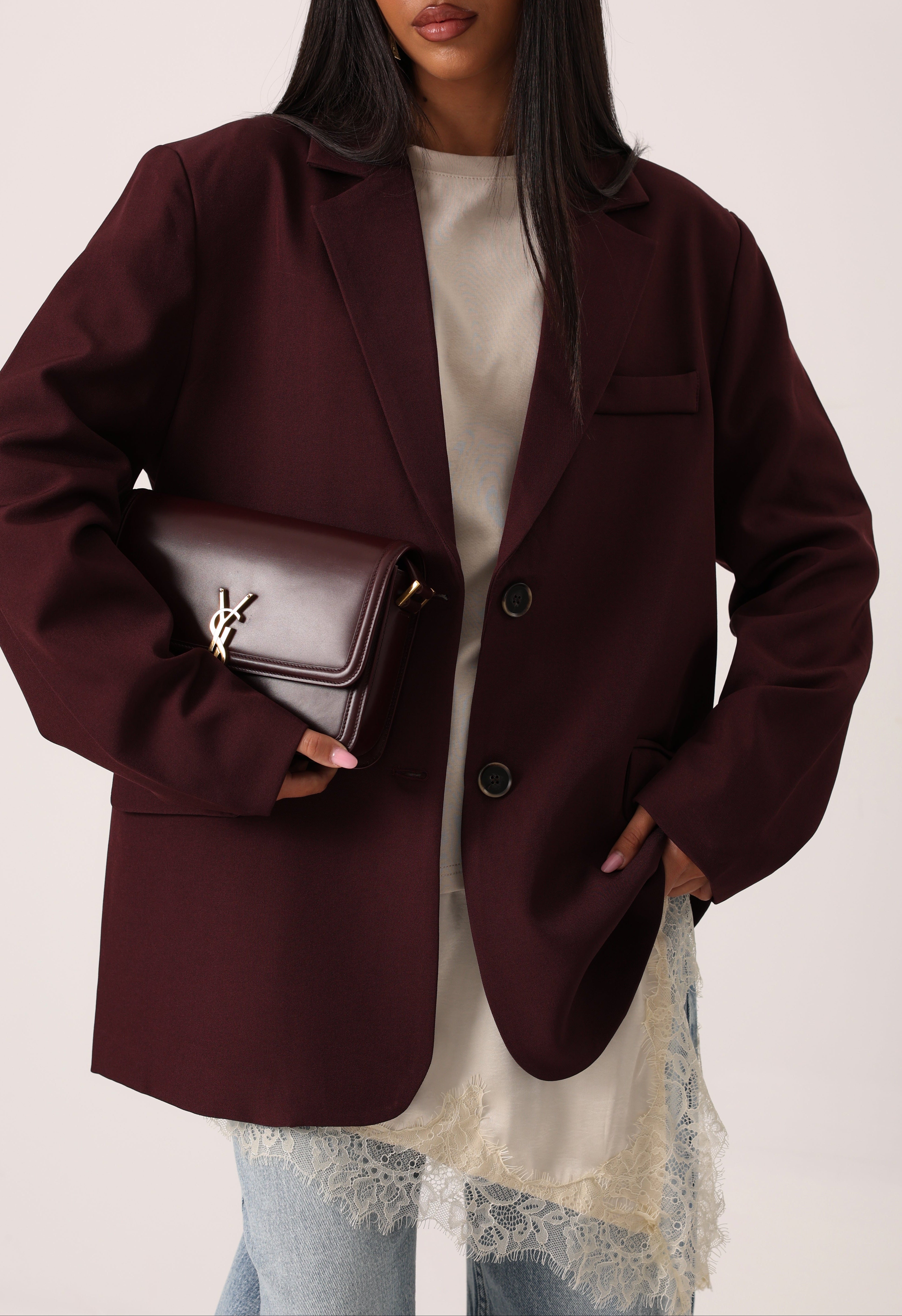 BLAZER GRETA BORDEAUX