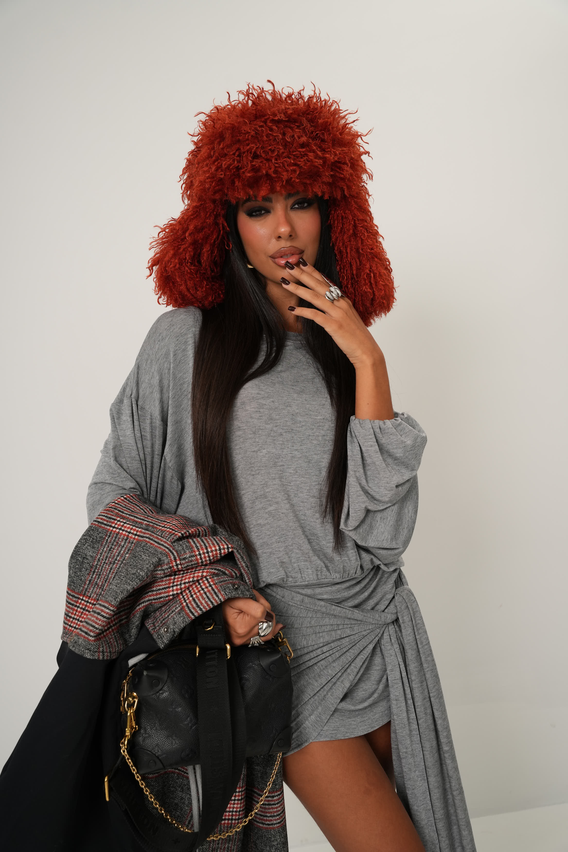 Vestito Isabel grigio by Marzia Mango