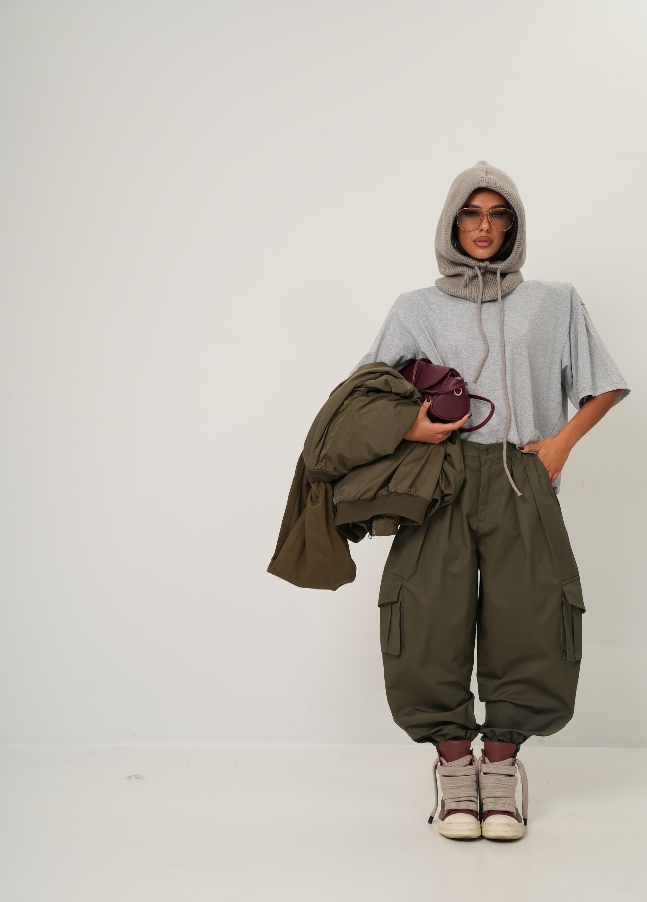 T-SHIRT SPALLINE GRIGIO CHIARO BY MARZIA MANGO