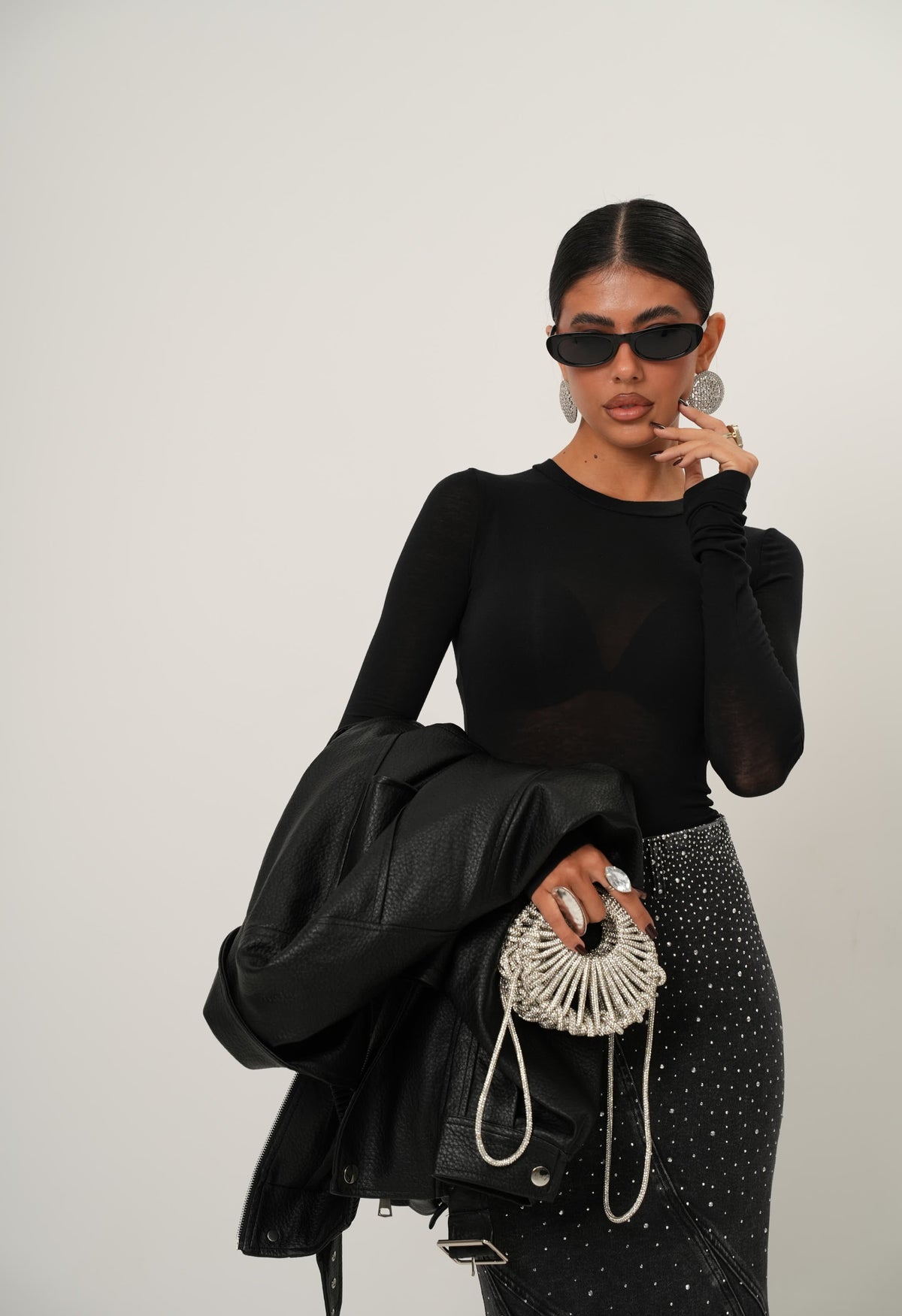 MAGLIA LOREN NERA BY MARZIA MANGO
