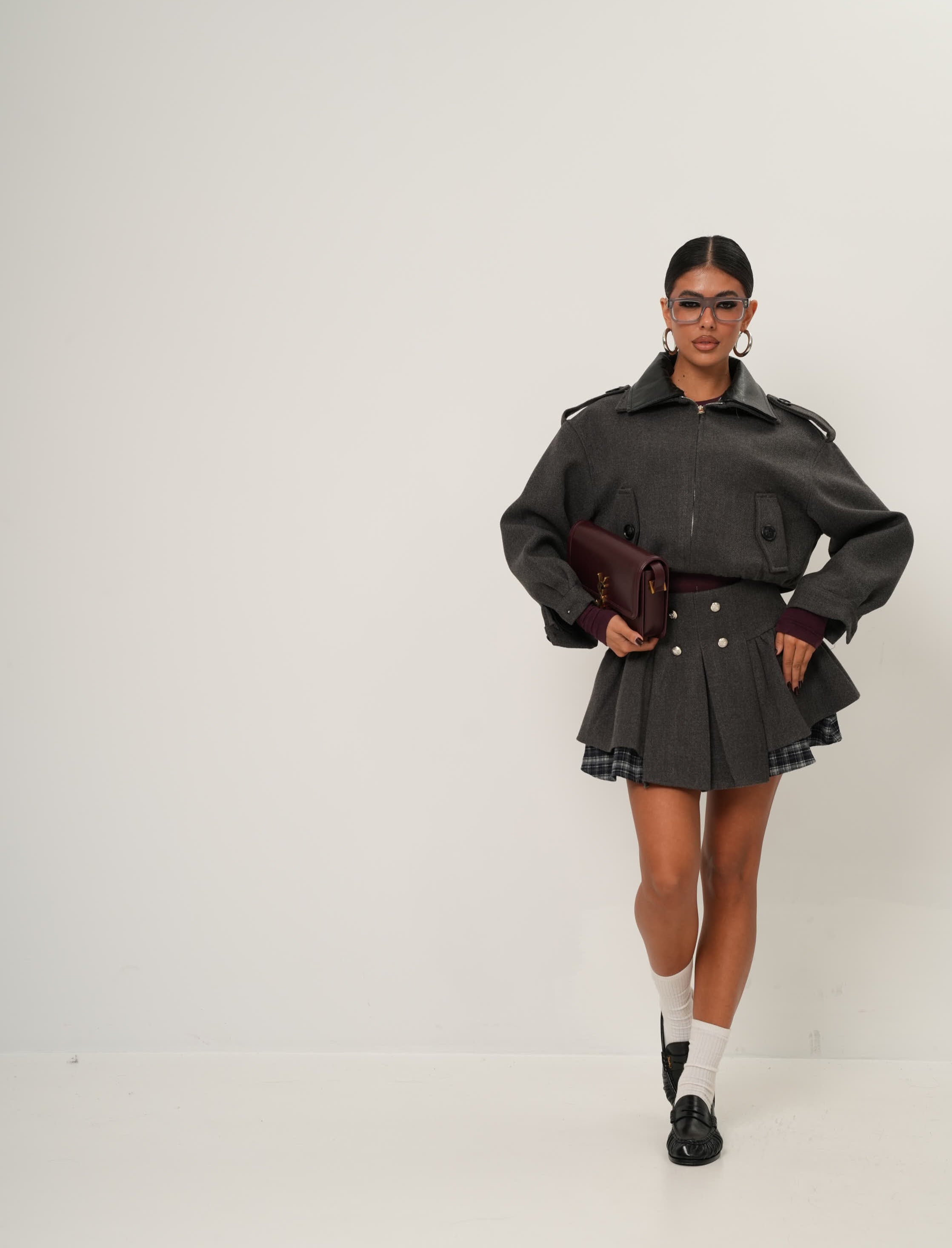 COORDINATO FLAVY GRIGIO ANTRACITE