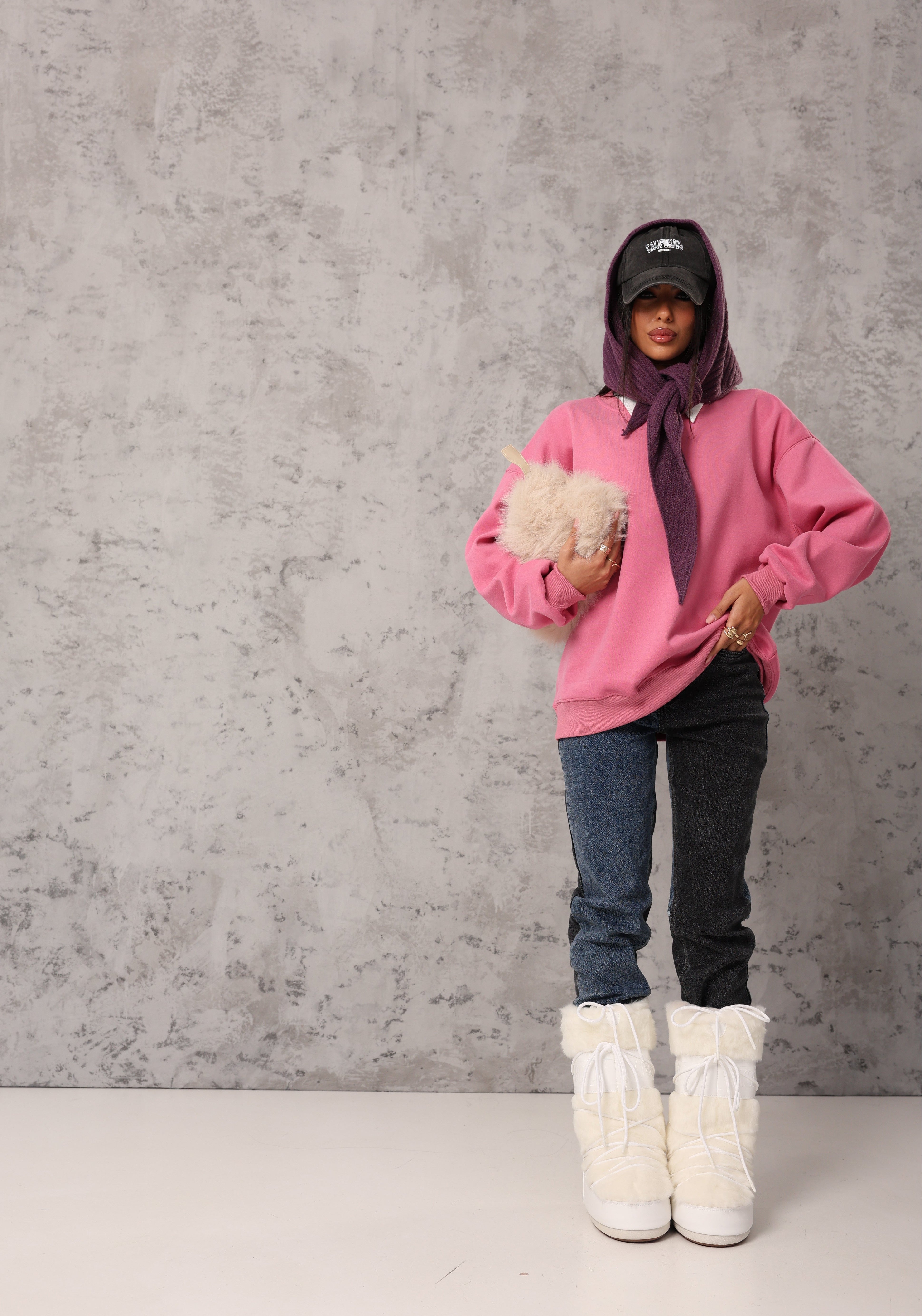 FELPA/COPRISPALLE DEMETRA ROSA/PRUGNA