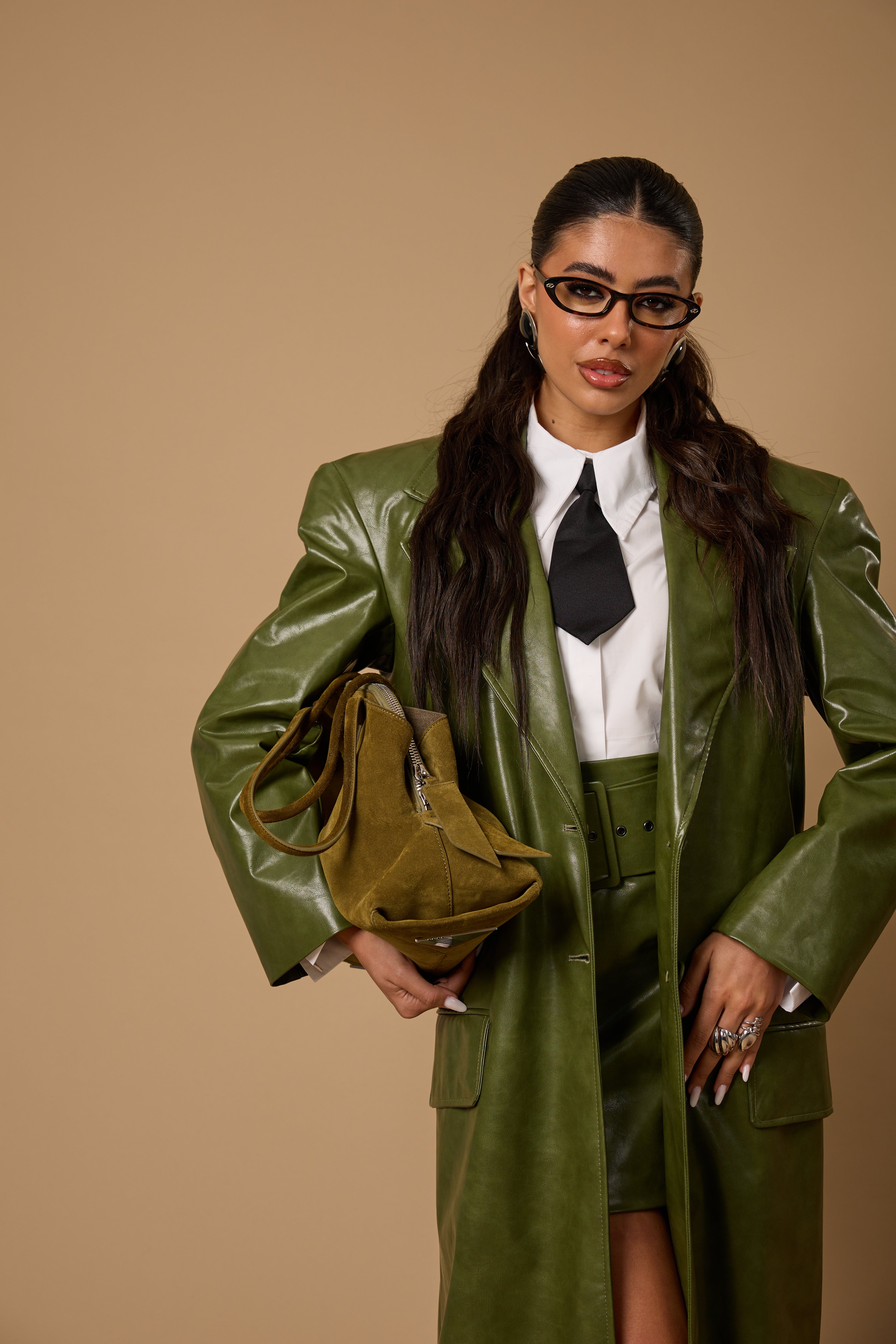 CAPPOTTO ECOPELLE "CARO BABBO" VERDE BY MARZIA MANGO