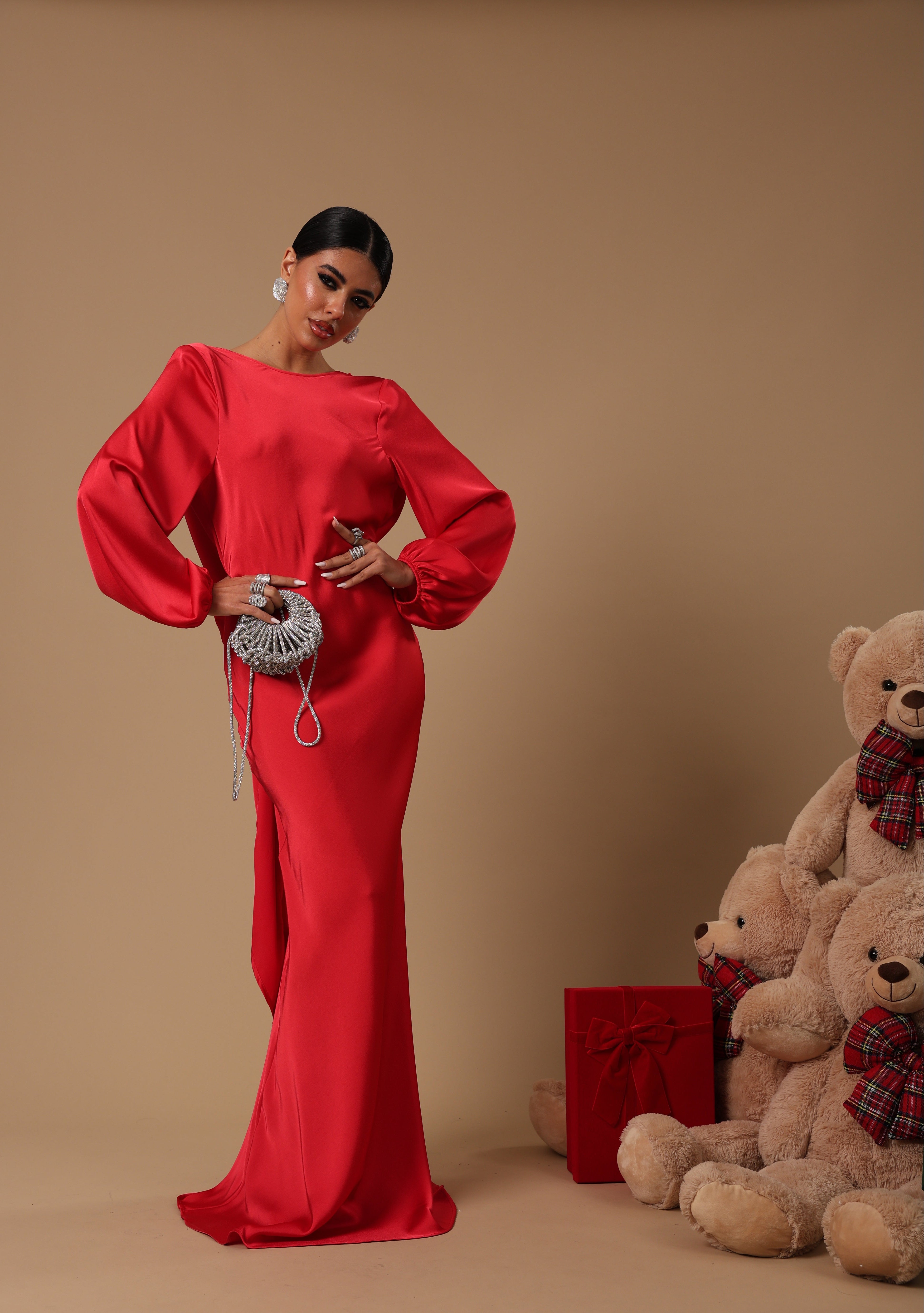 VESTITO NODO NEW YEAR'S ROSSO BY MARZIA MANGO