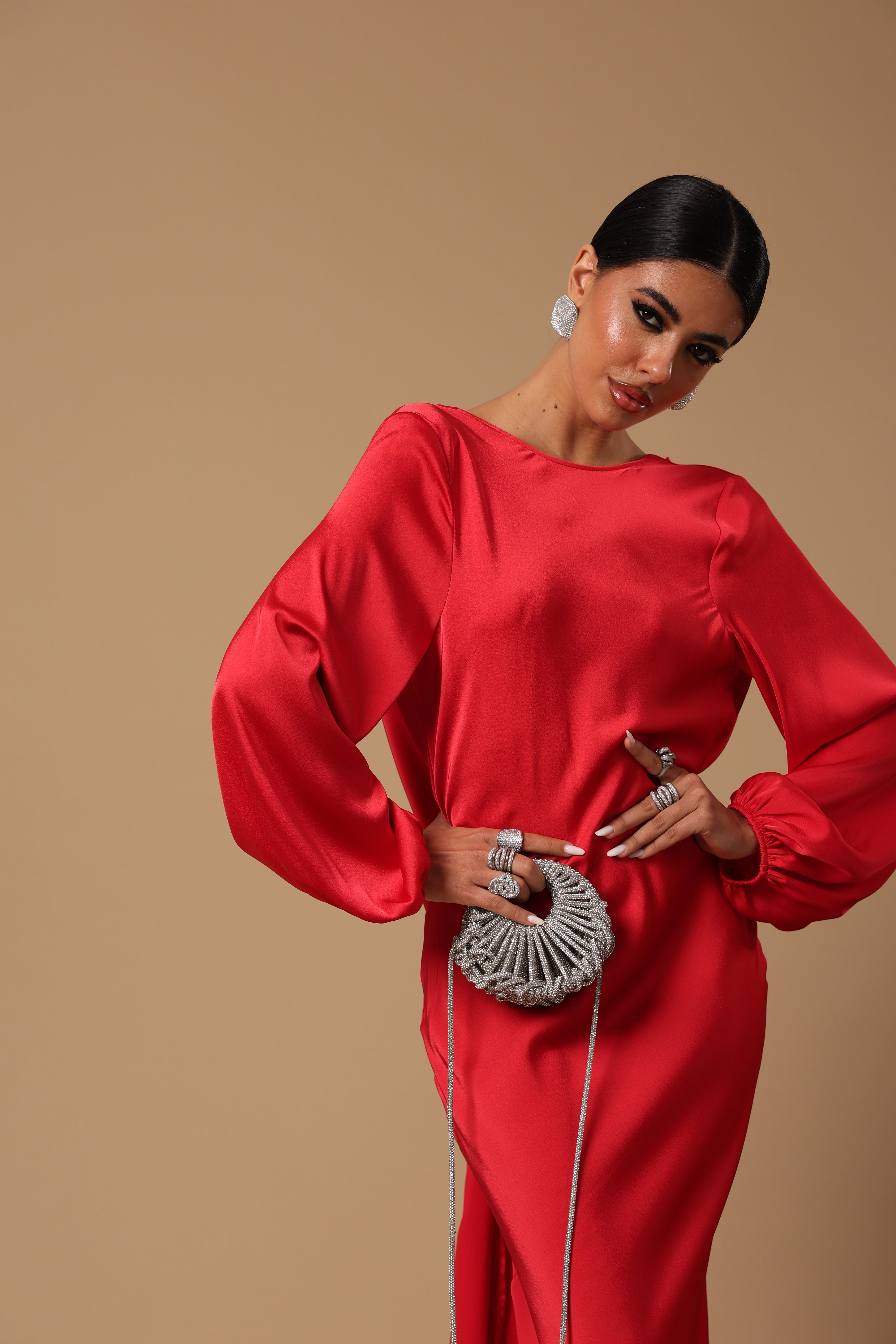 VESTITO NODO NEW YEAR'S ROSSO BY MARZIA MANGO