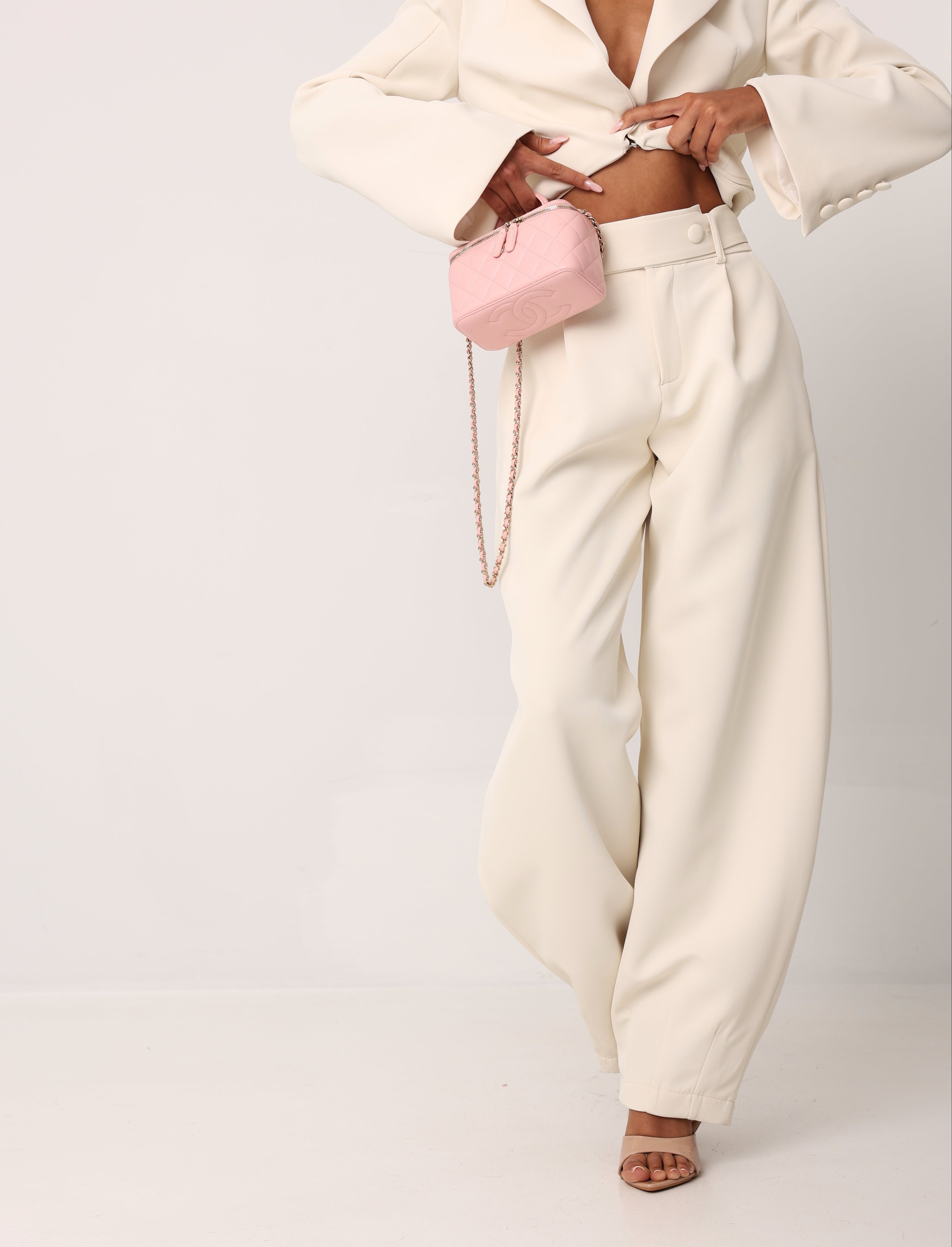 PANTALONI CINTURA KONNOR PANNA BY LUMINA