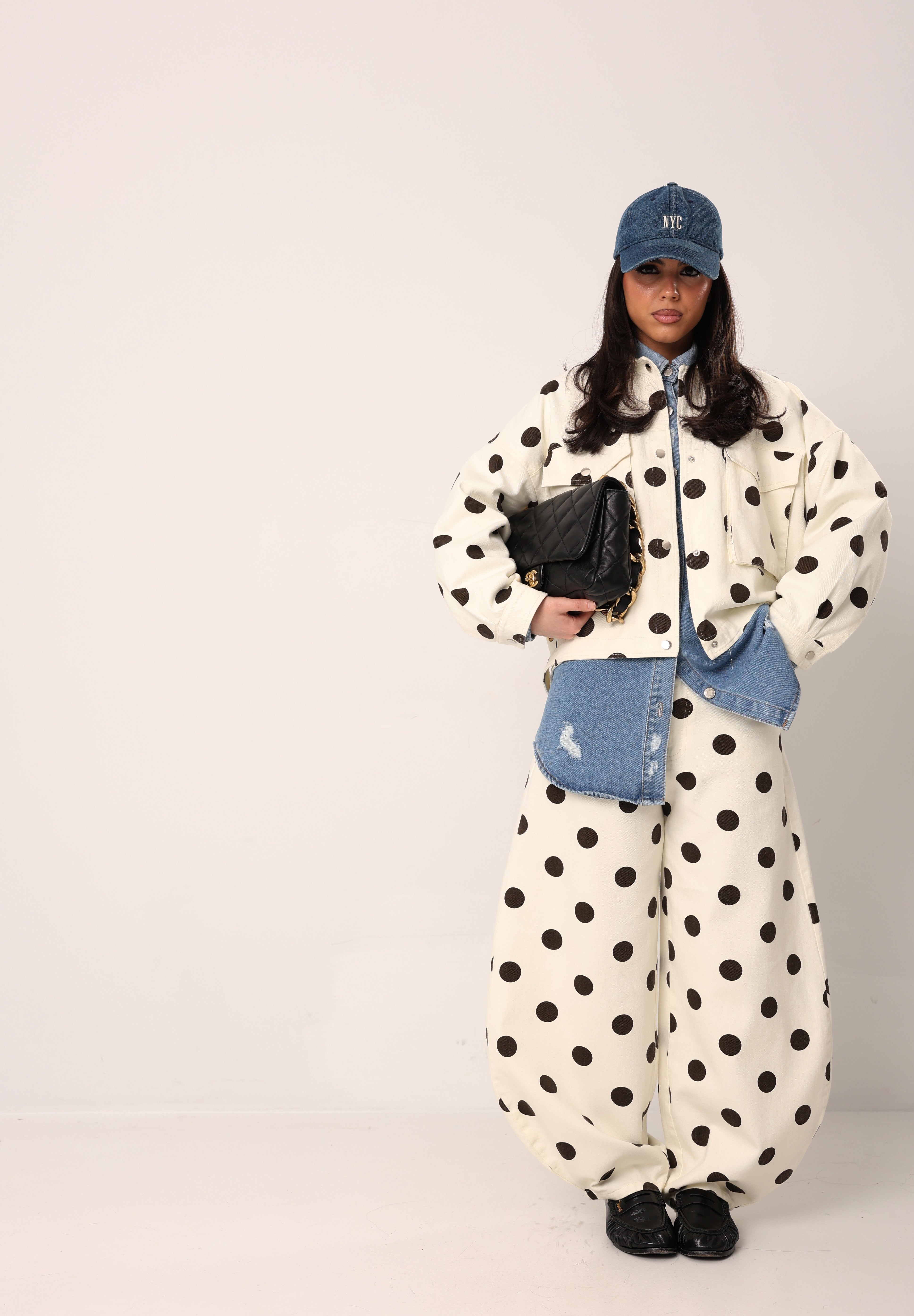 COORDINATO POIS MILES PANNA/MARRONE