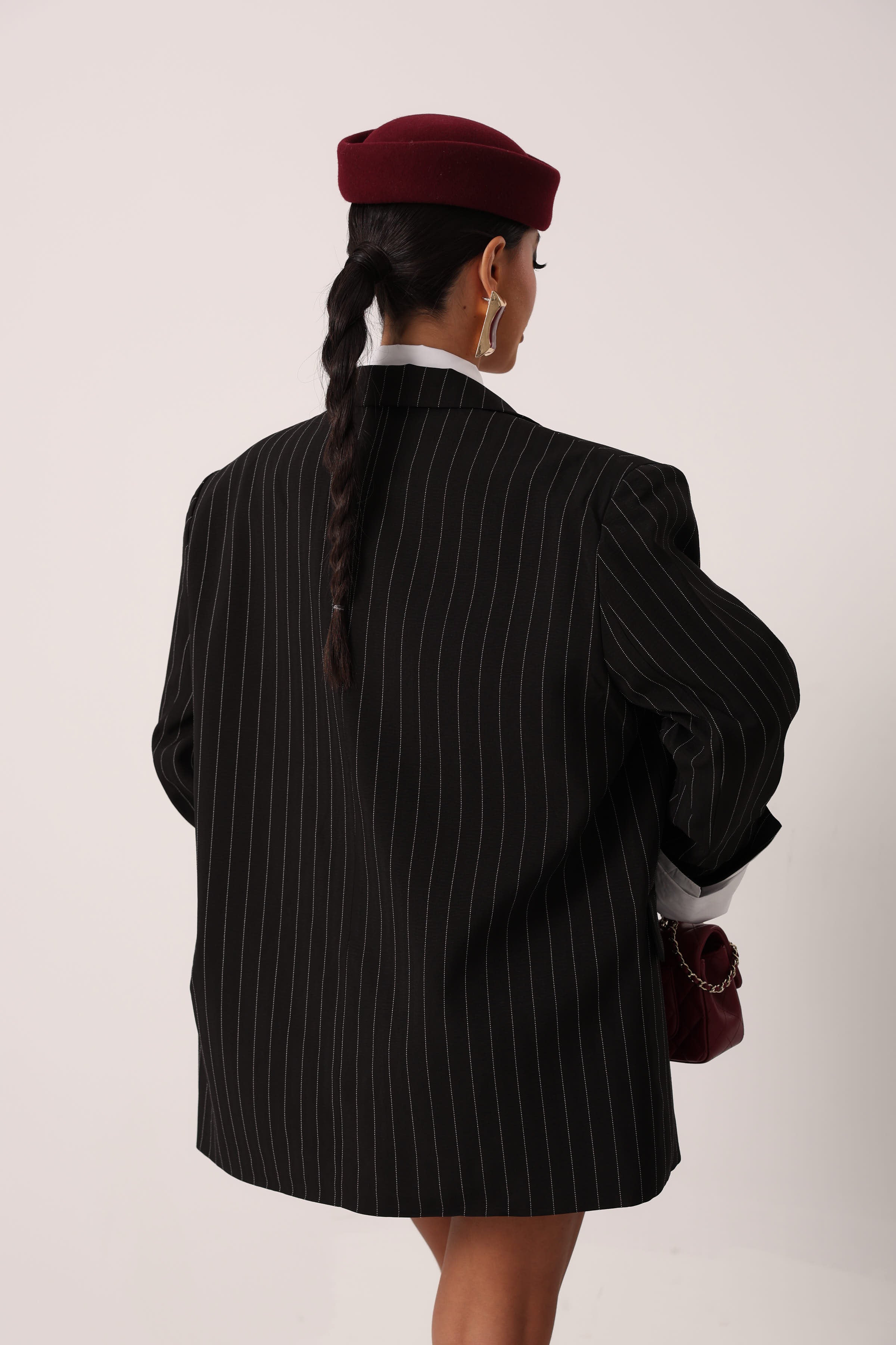 BLAZER GESSATO ESSENCE NERO