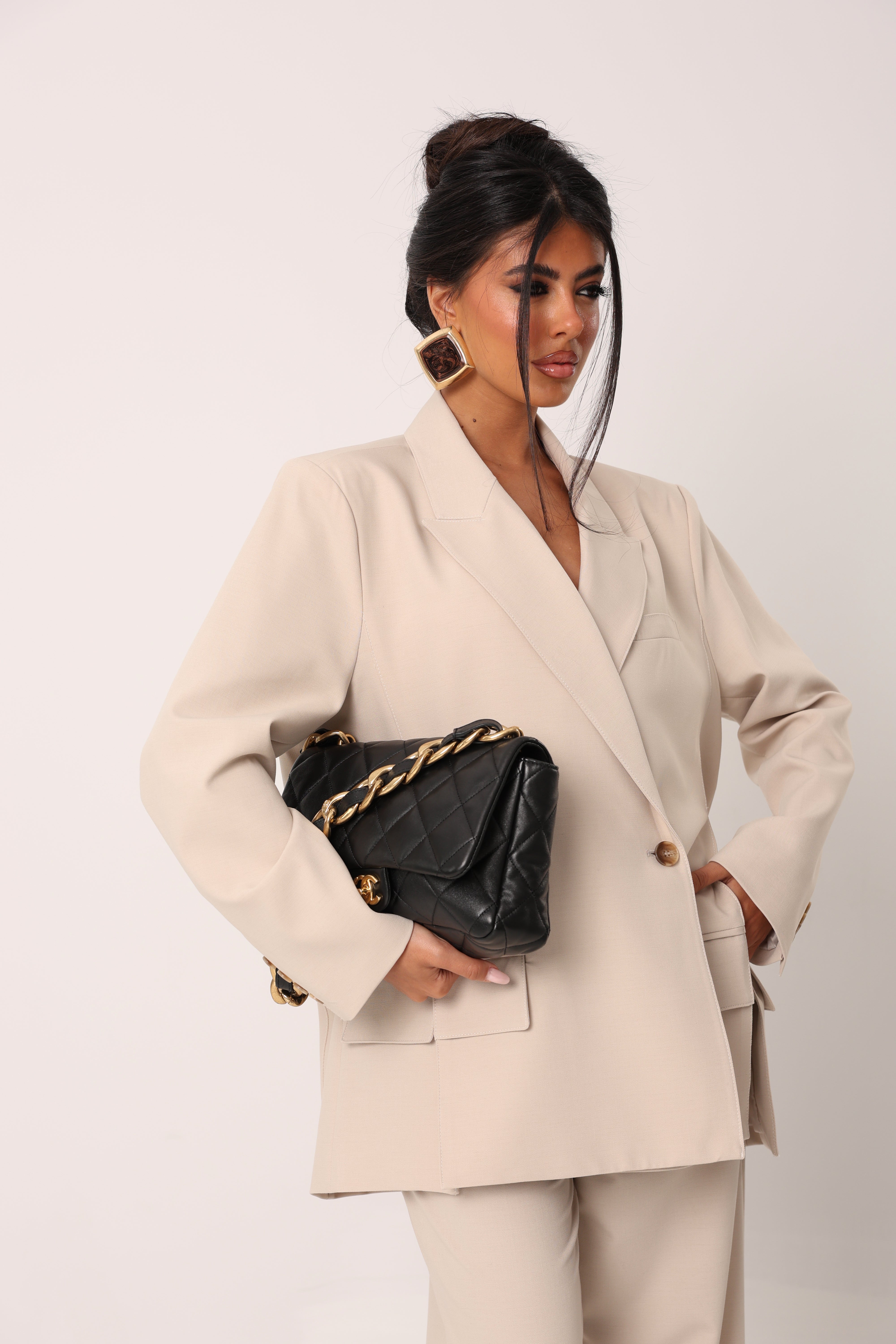 BLAZER CLORINDA BEIGE