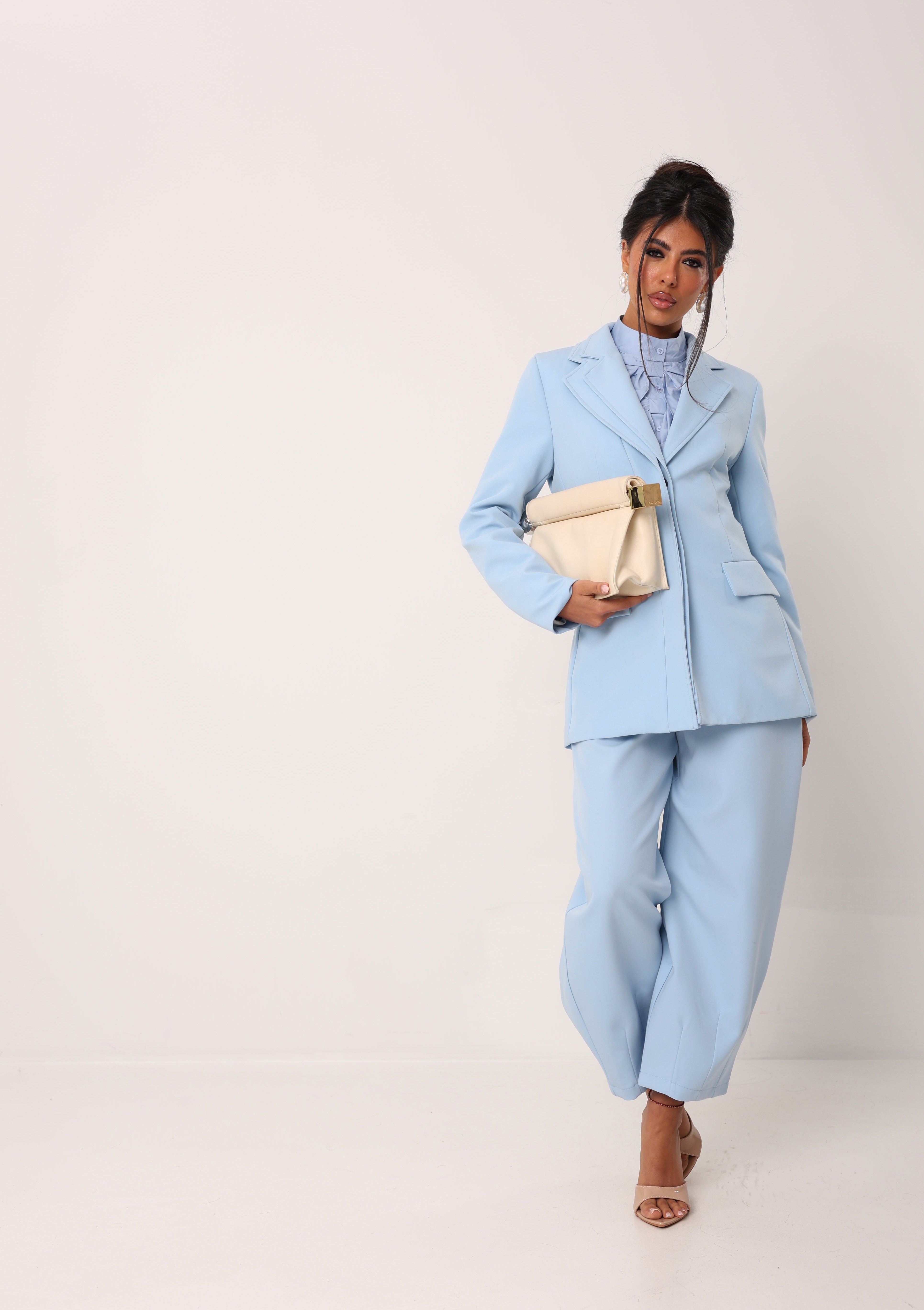 PANTALONI BALLOON AYANA AZZURRO BY LUMINA