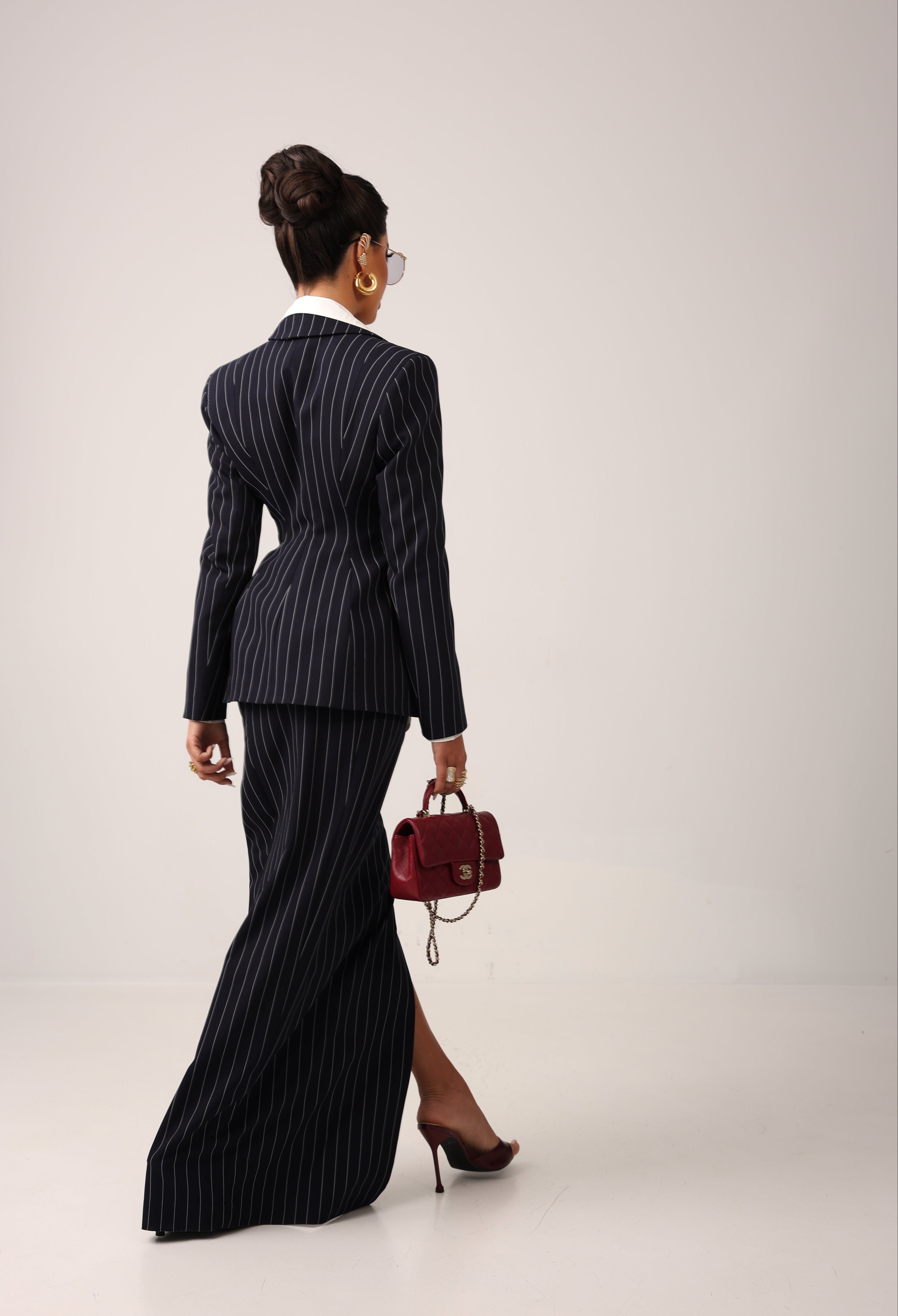 BLAZER GESSATO ILEANA BLU