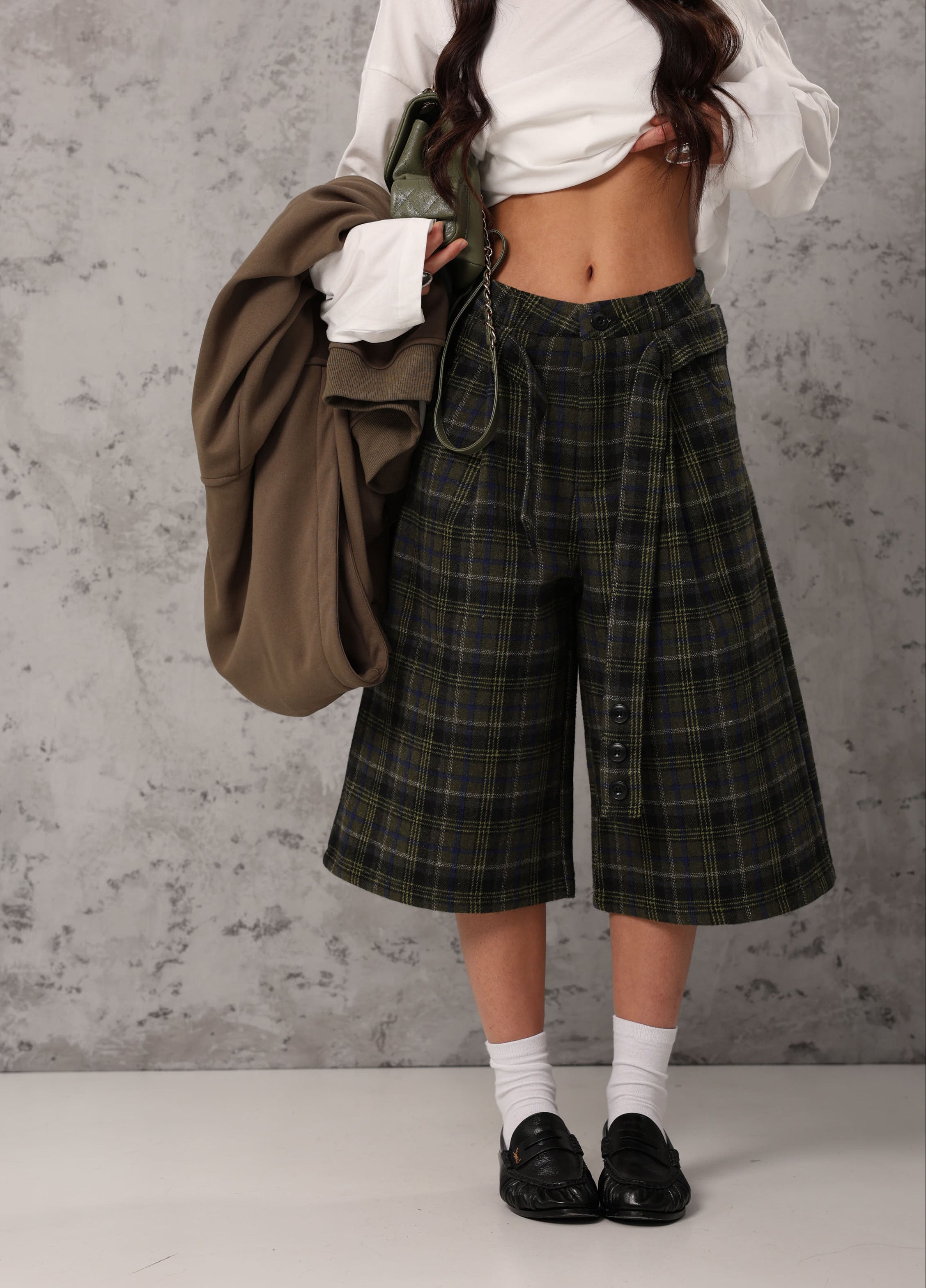 BERMUDA TARTAN GAIA VERDE/BLU