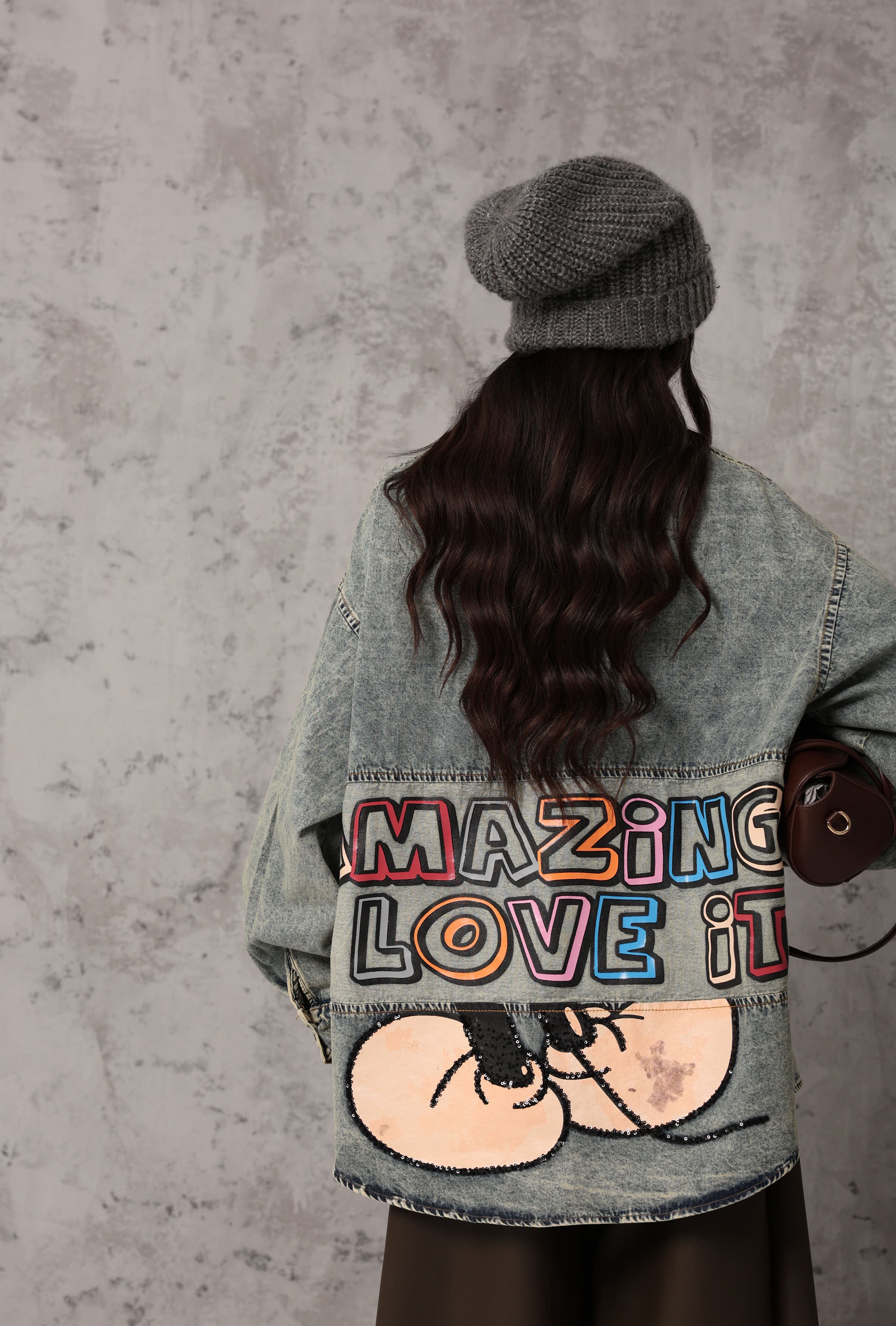 CAMICIA "AMAZING, I LOVE IT" DENIM SLAVATO