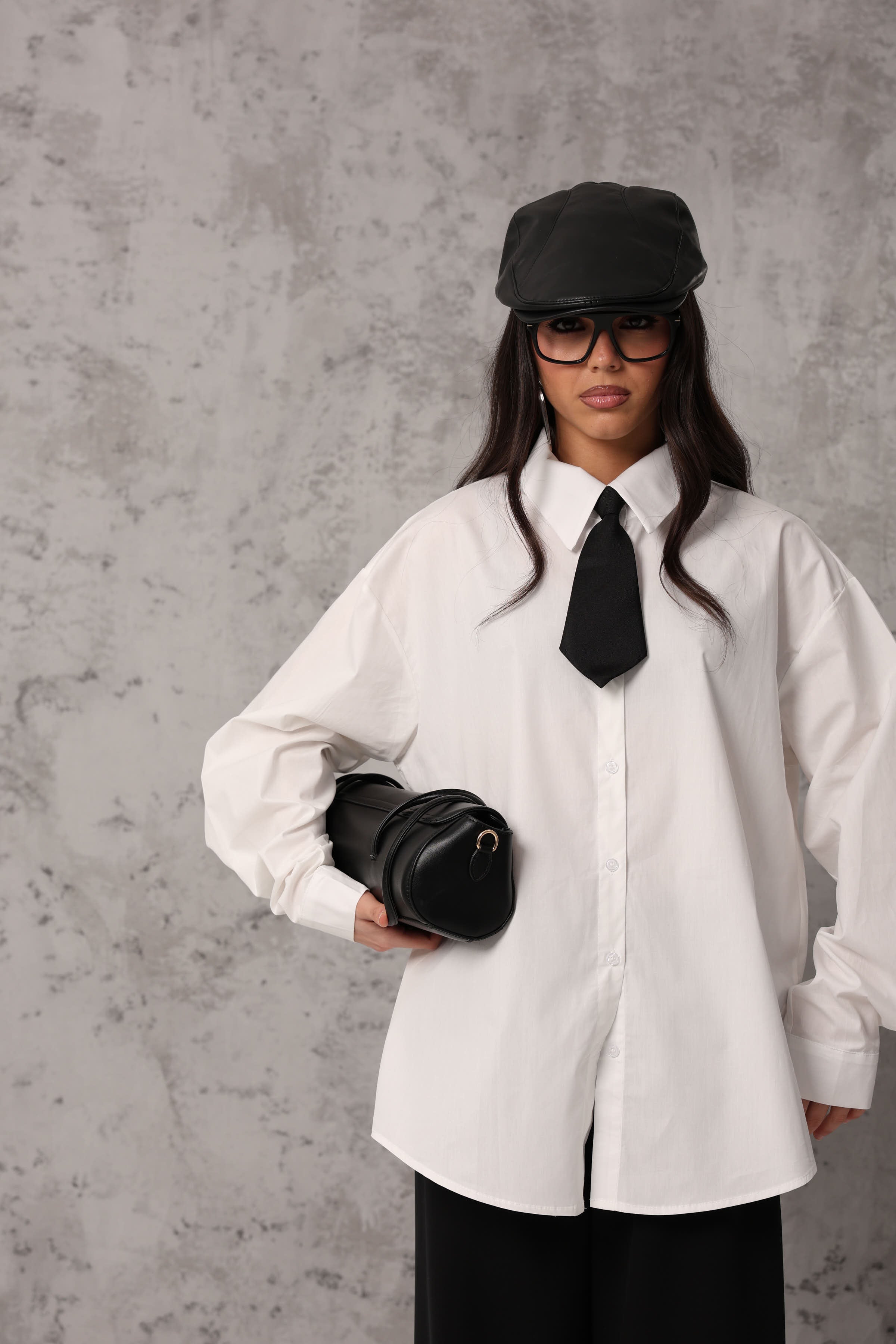 GILET/CAMICIA ALYSSA NERO