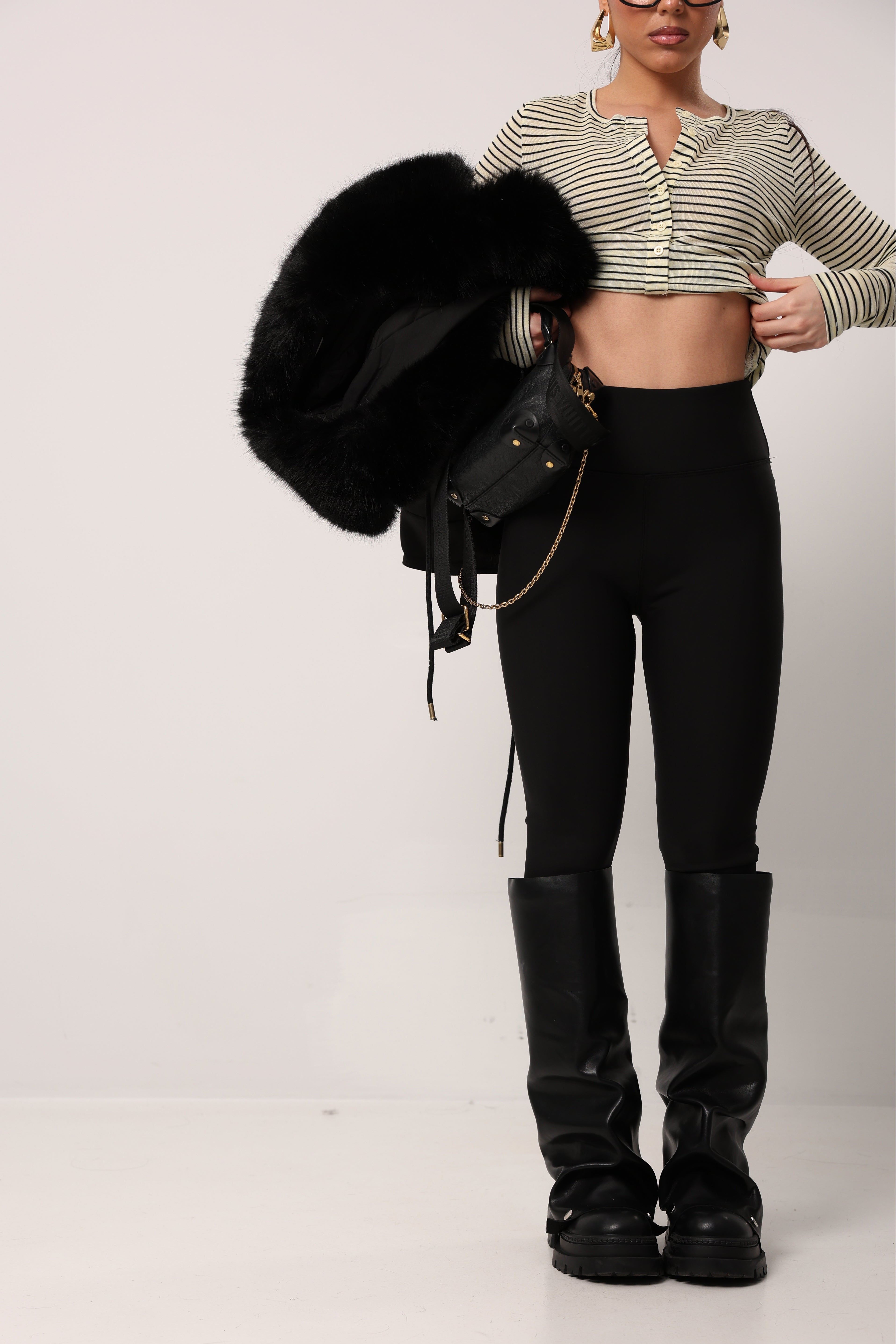 LEGGINGS FELPATO ORSON NERI