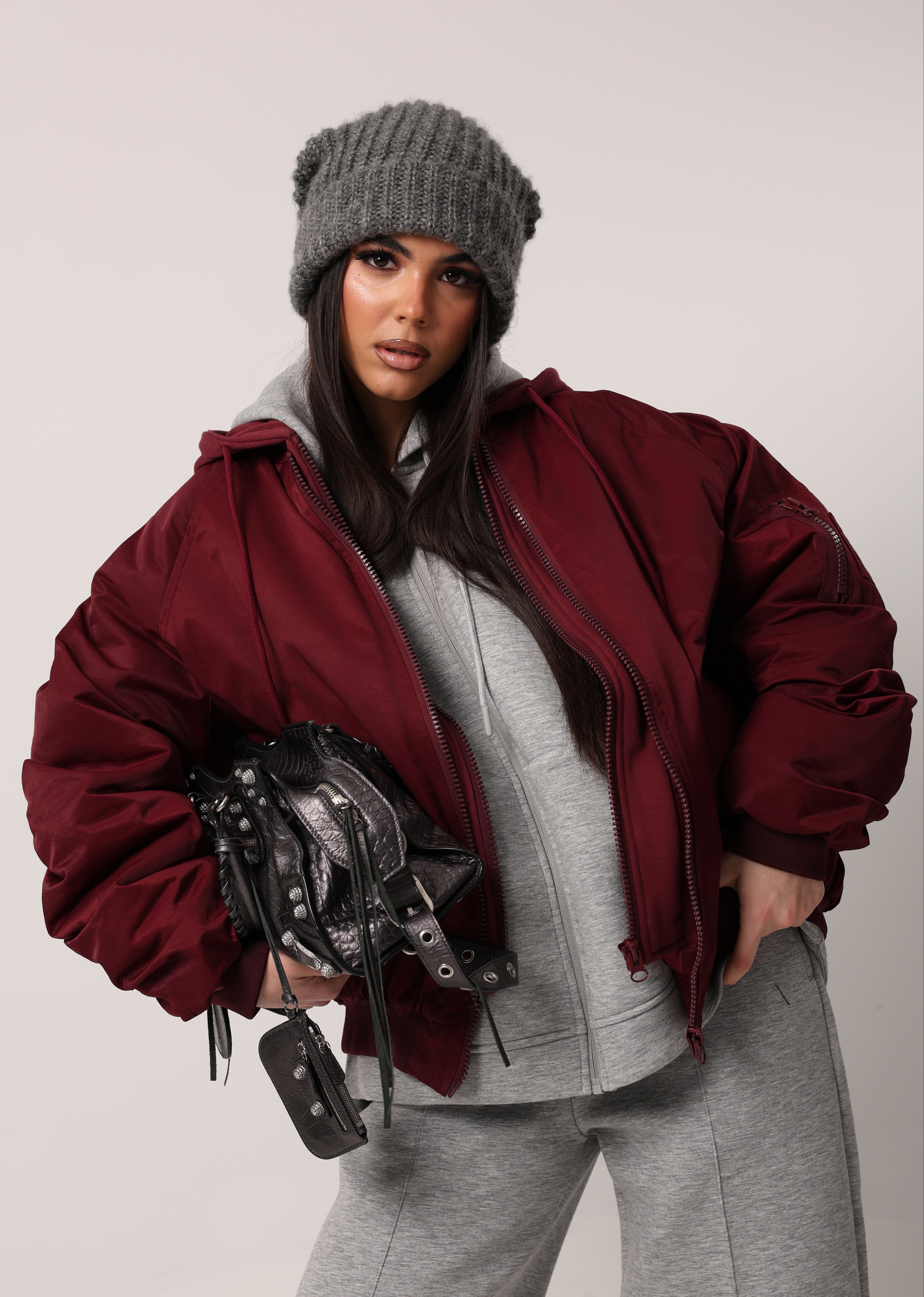 BOMBER CAPPUCCIO LONDON BORDEAUX