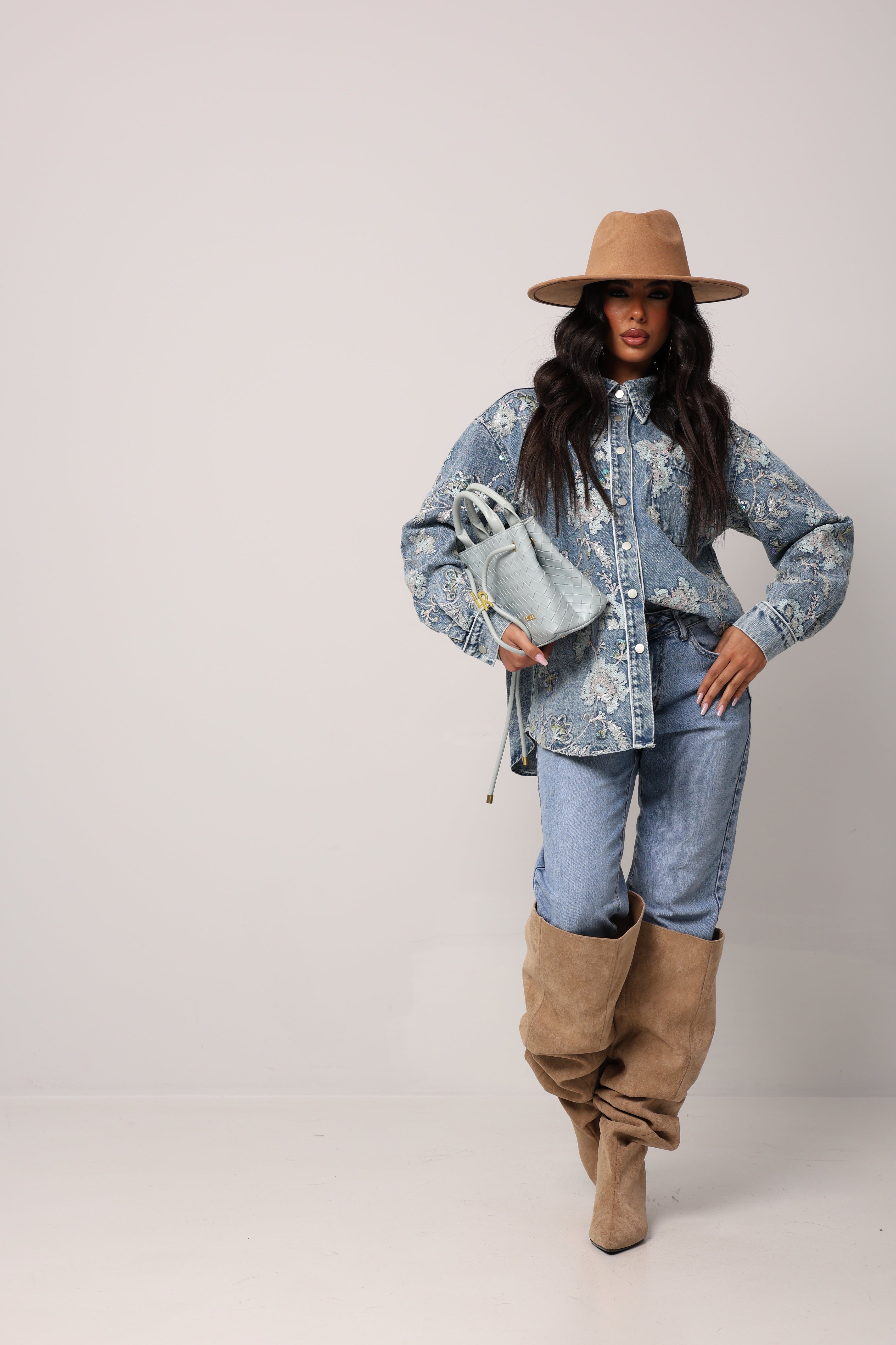 STIVALI ECOCAMOSCIO LEONA BEIGE