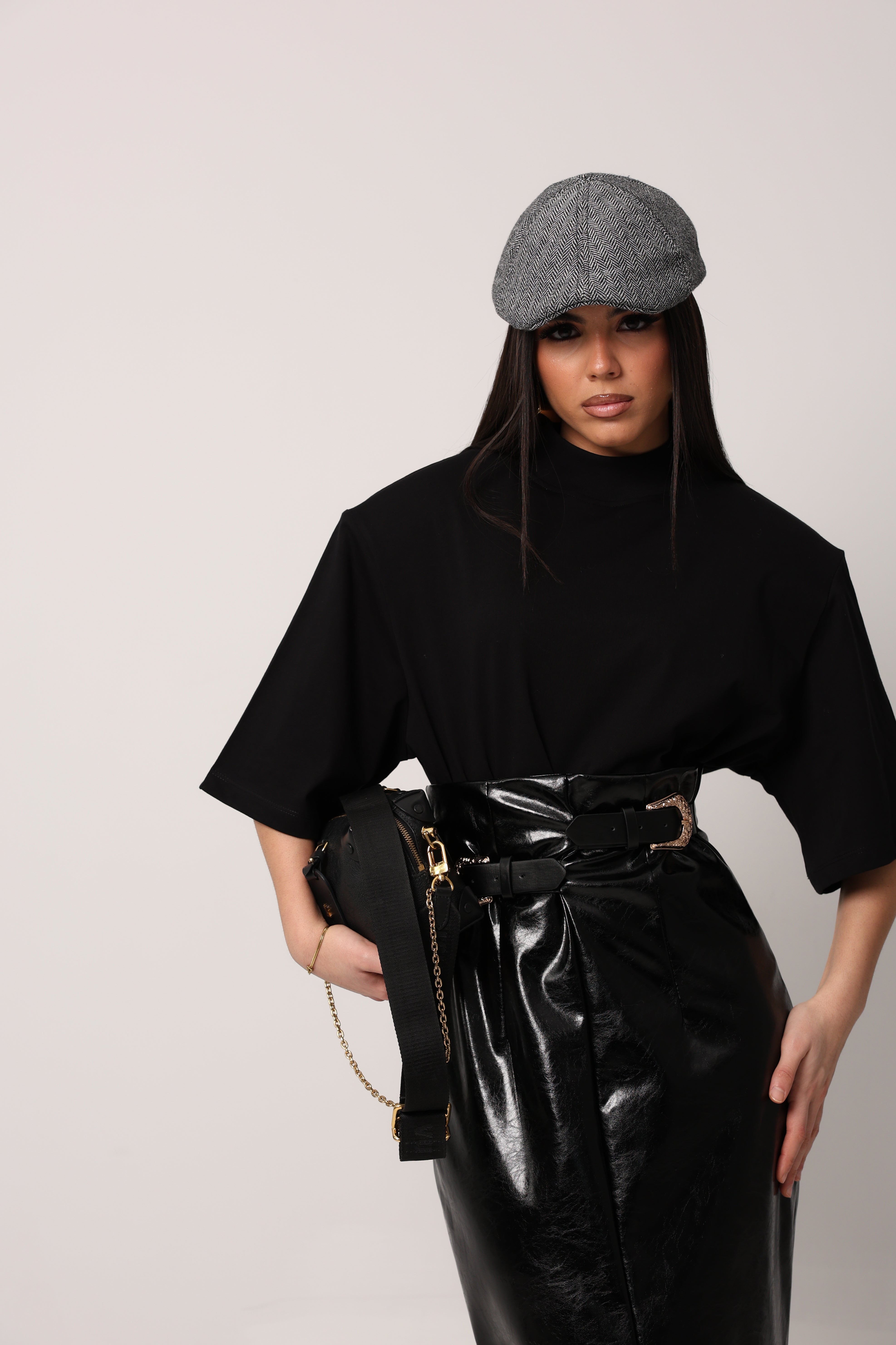 T-SHIRT SPALLINE CARLENE NERA