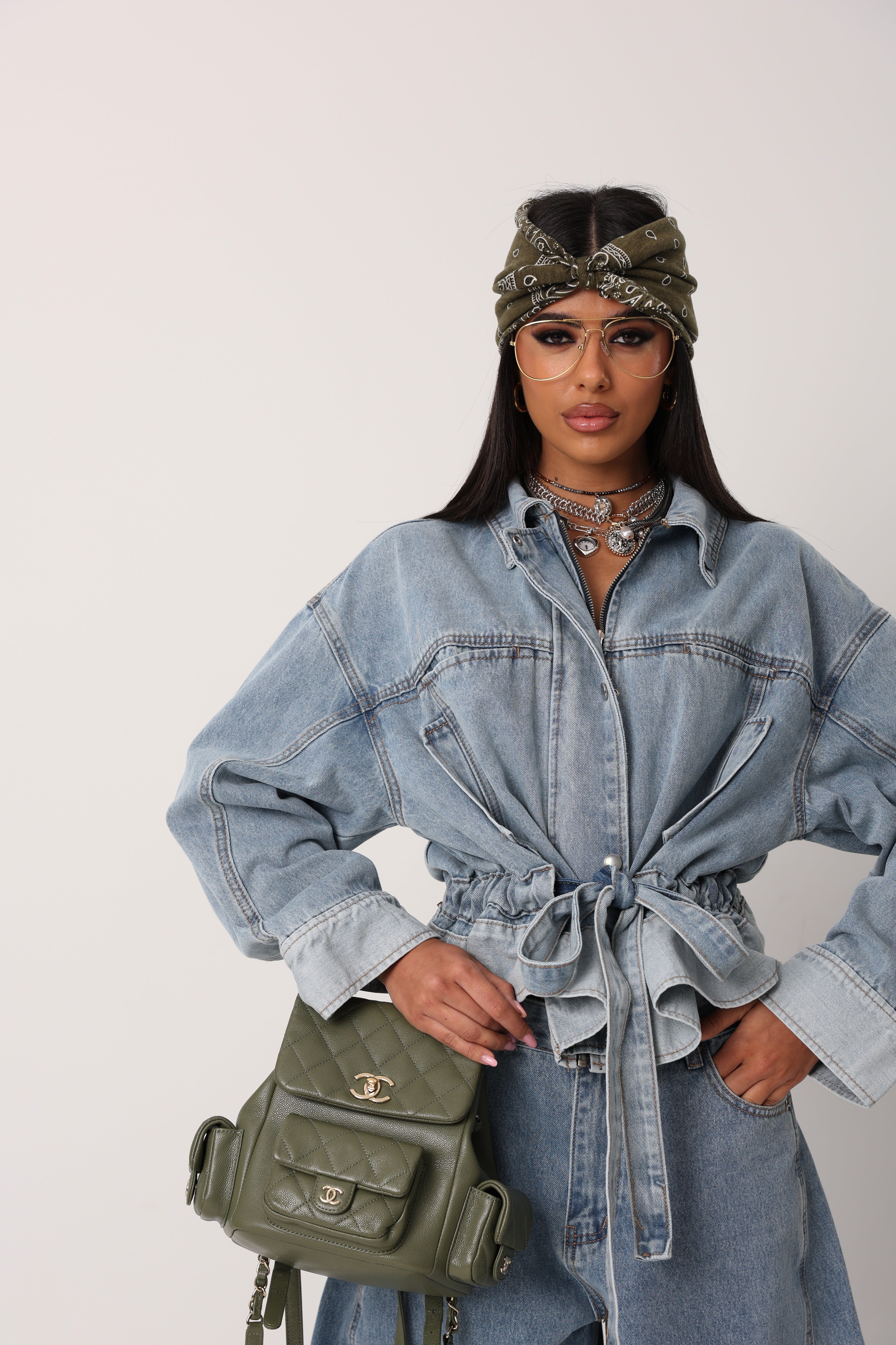 COORDINATO ANIMA DENIM CHIARO