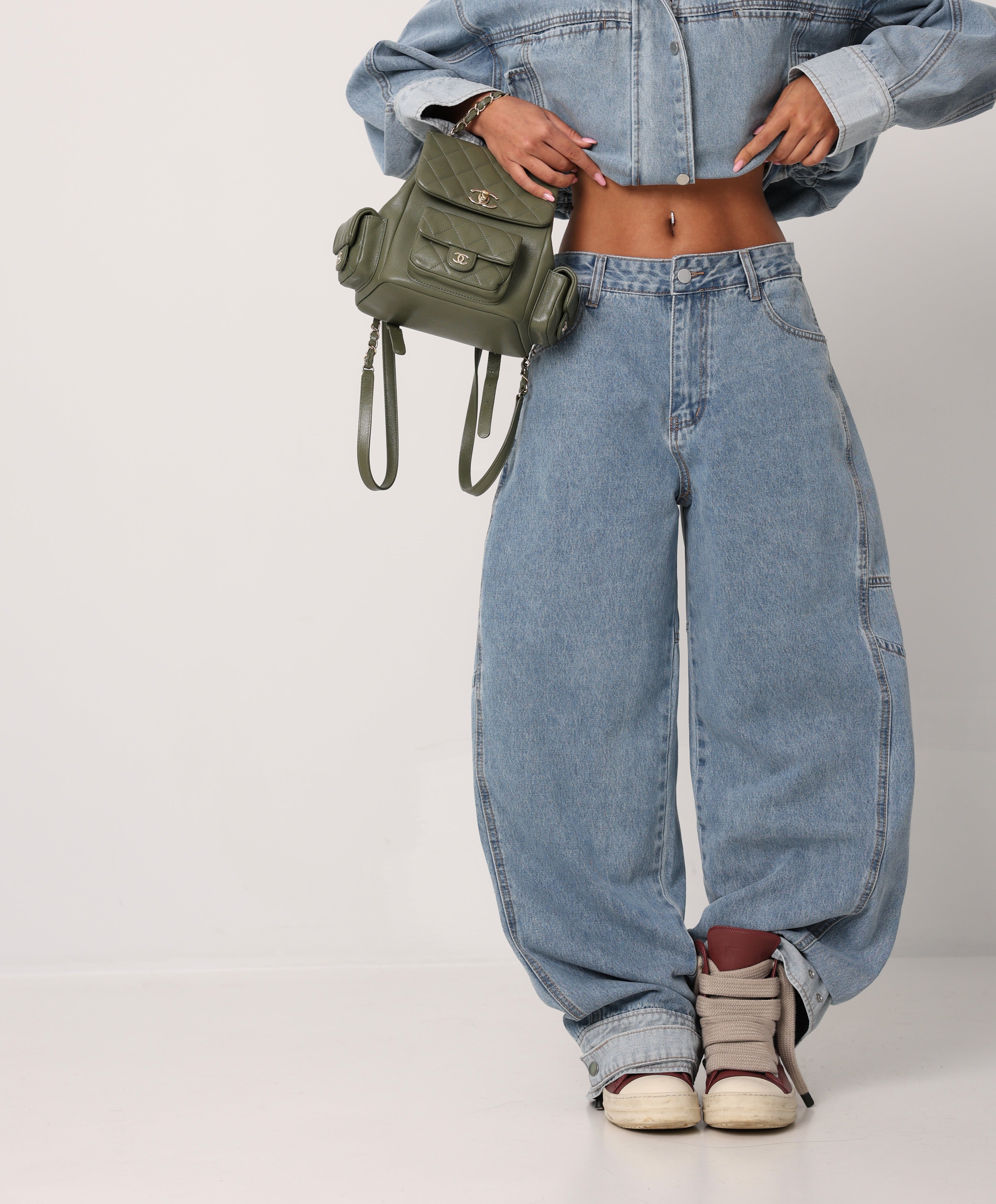 COORDINATO ANIMA DENIM CHIARO