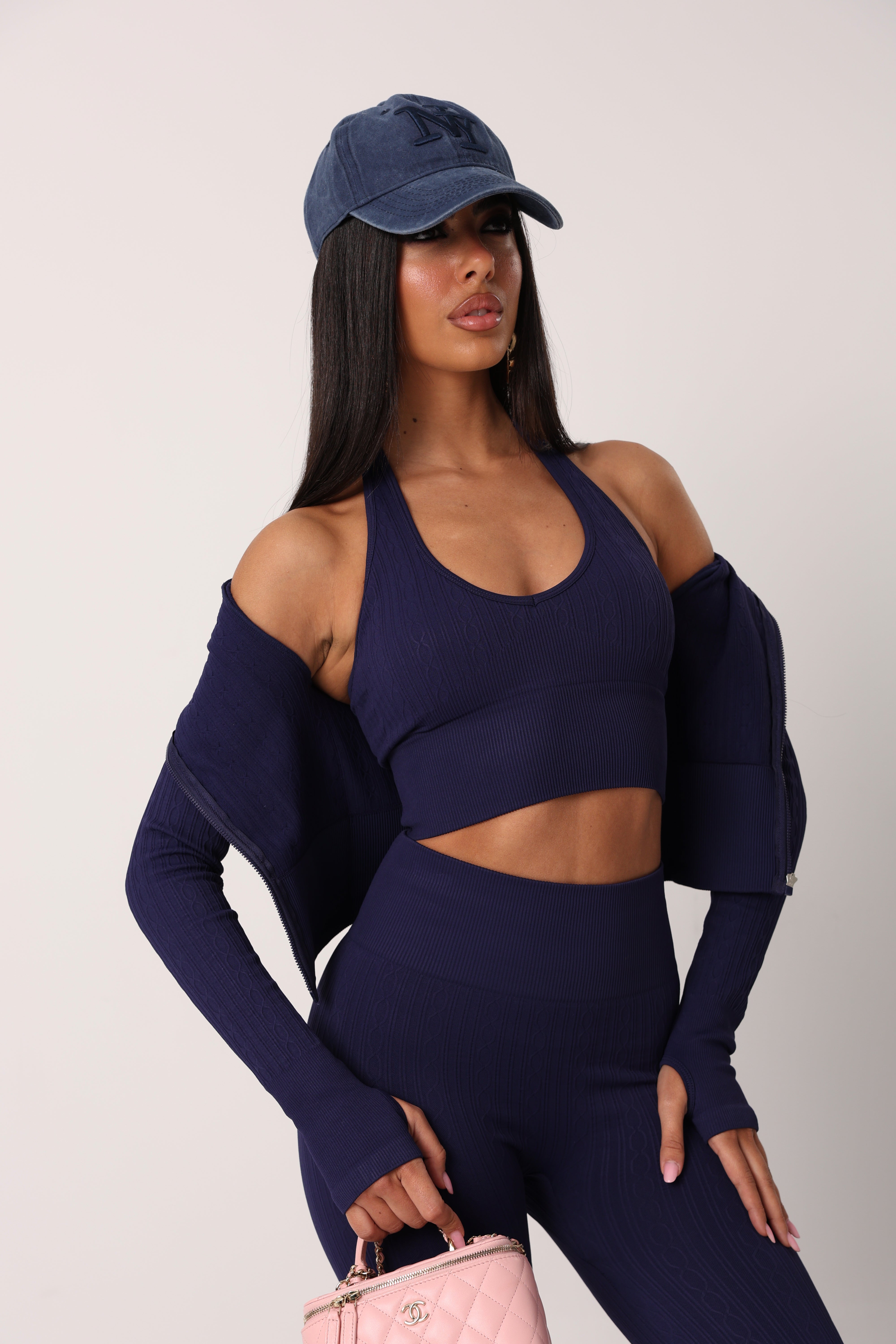 COORDINATO MADRID VIOLA TRE PEZZI