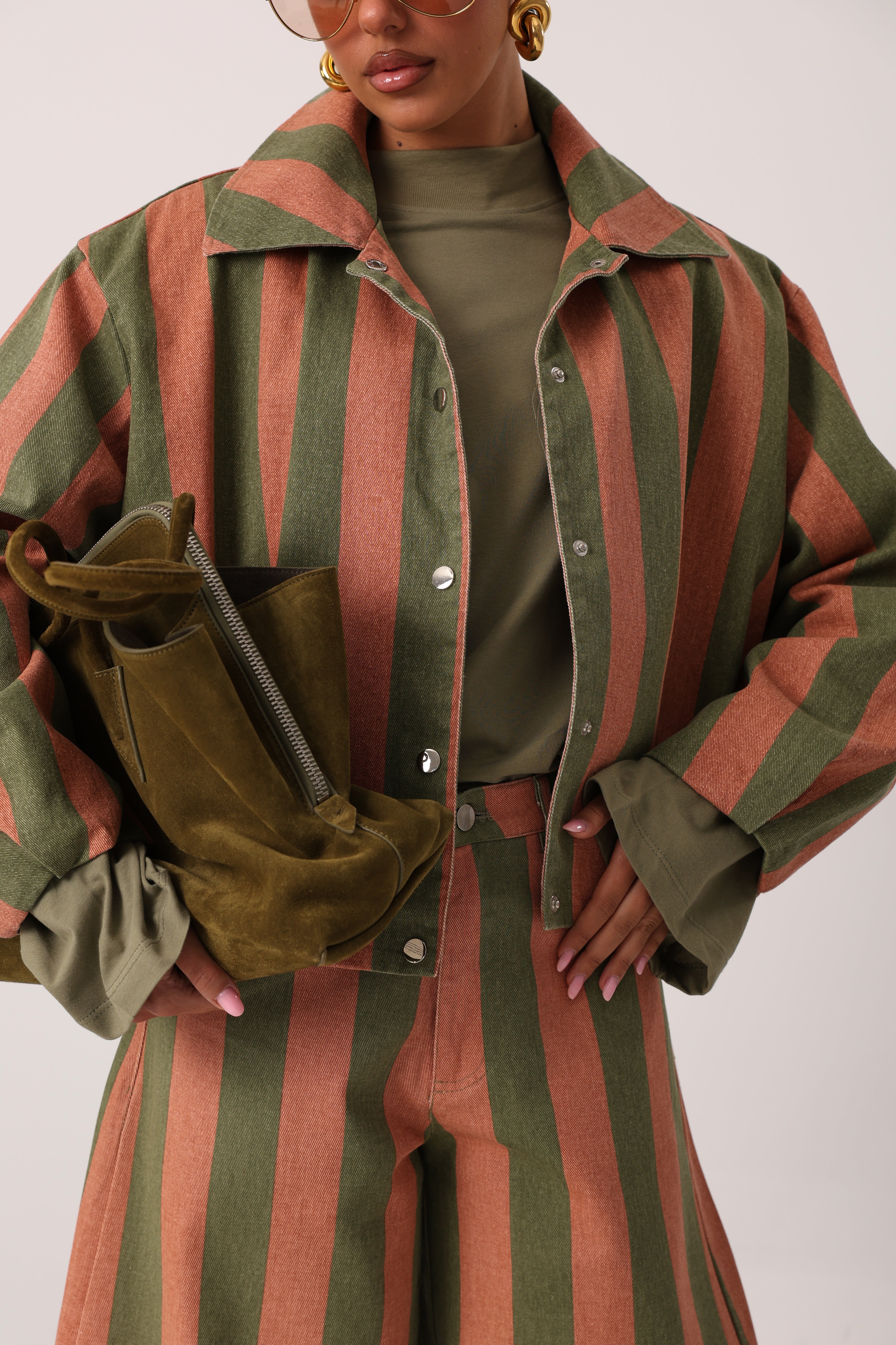 GIACCHINO RIGHE HOLDEM VERDE/MATTONE