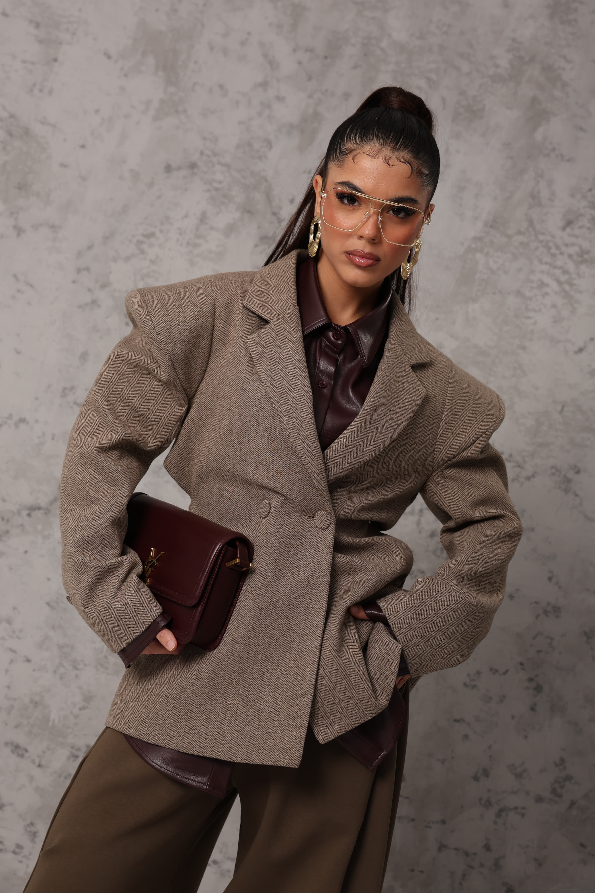 BLAZER SPIGATO CHANTAL BEIGE